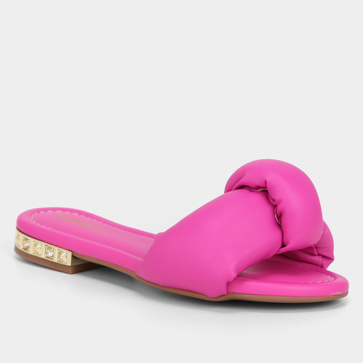 Sandália Infantil Molekinha Nó Strass - Tam: 32 - 1