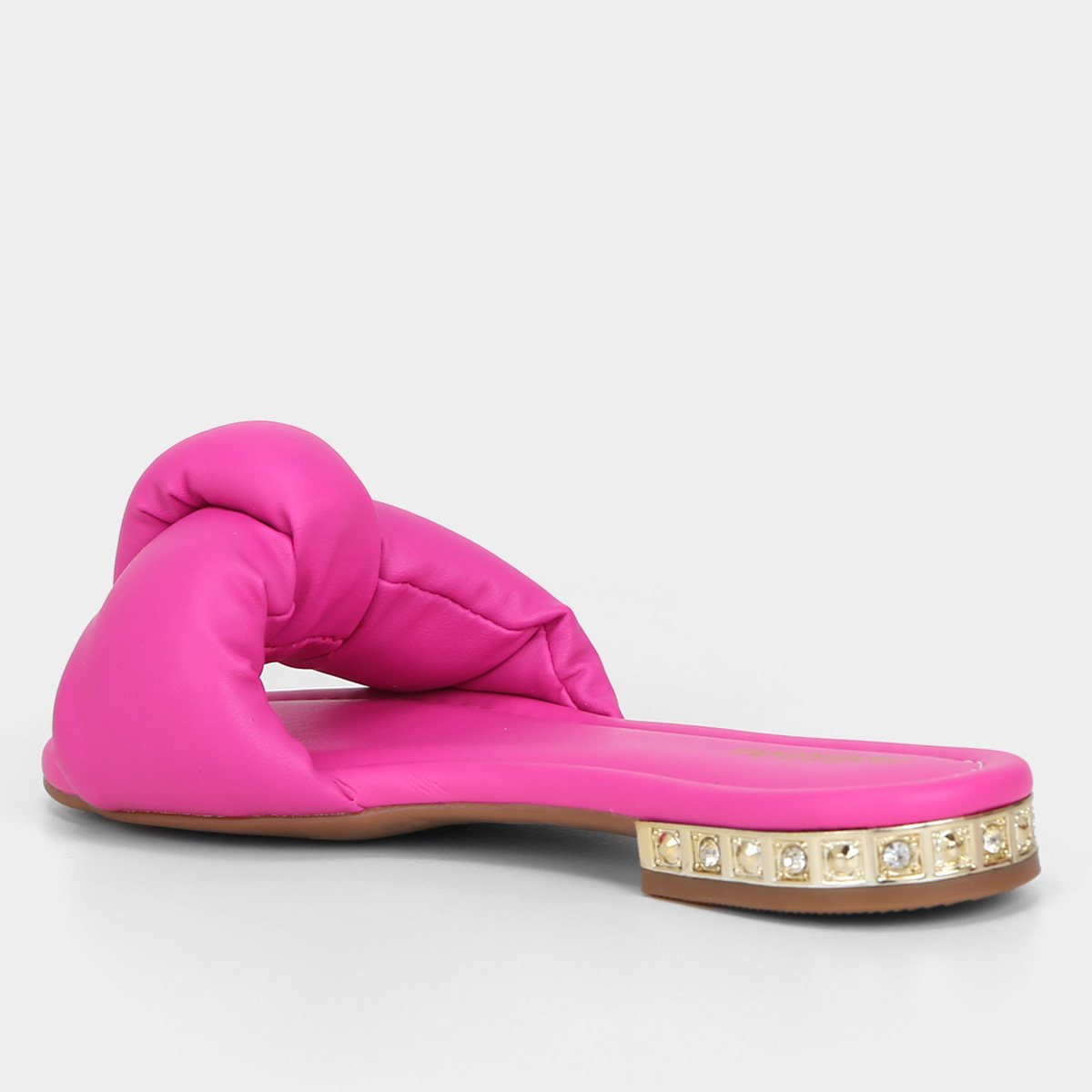 Sandália Infantil Molekinha Nó Strass - Tam: 32 - 3