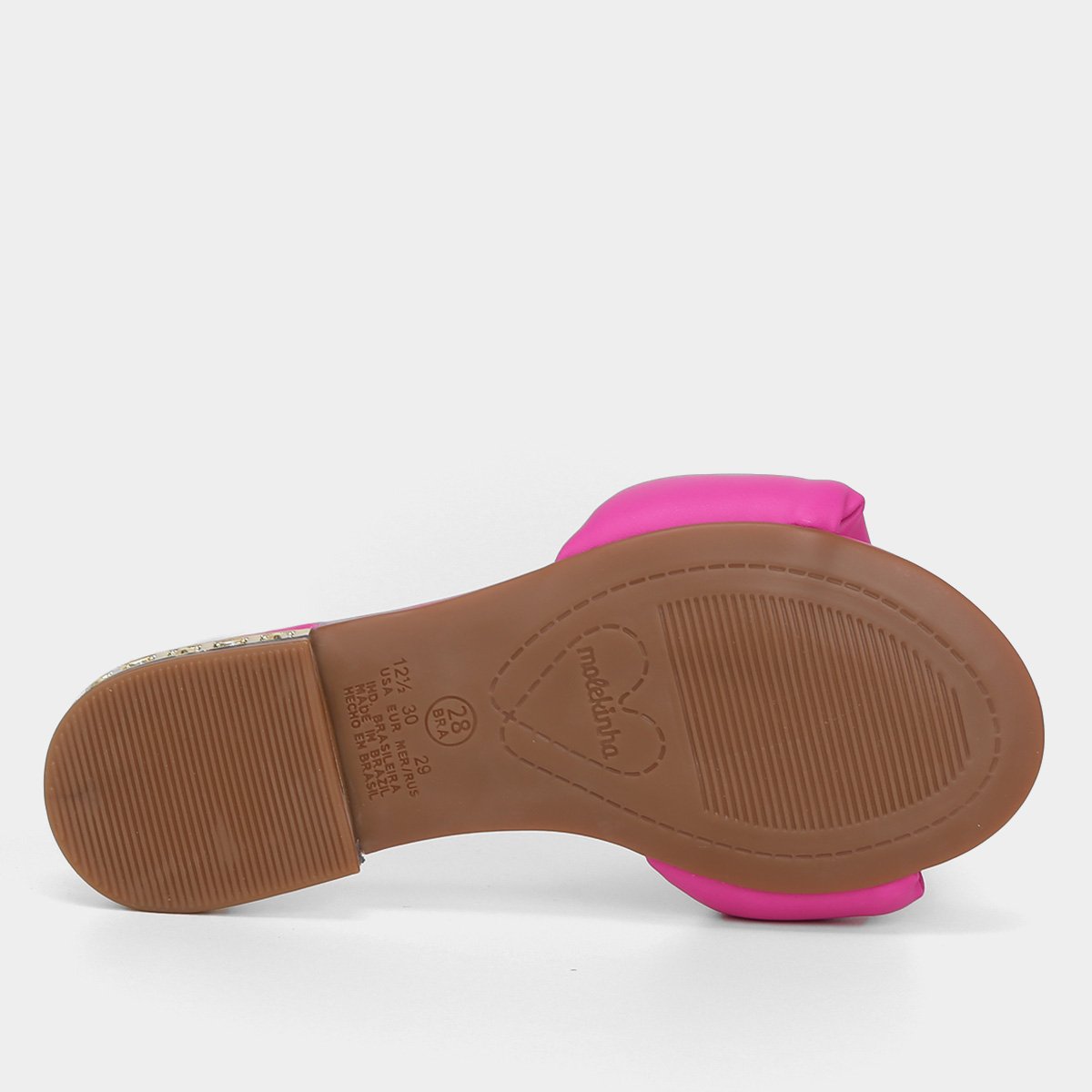 Sandália Infantil Molekinha Nó Strass - Tam: 32 - 4