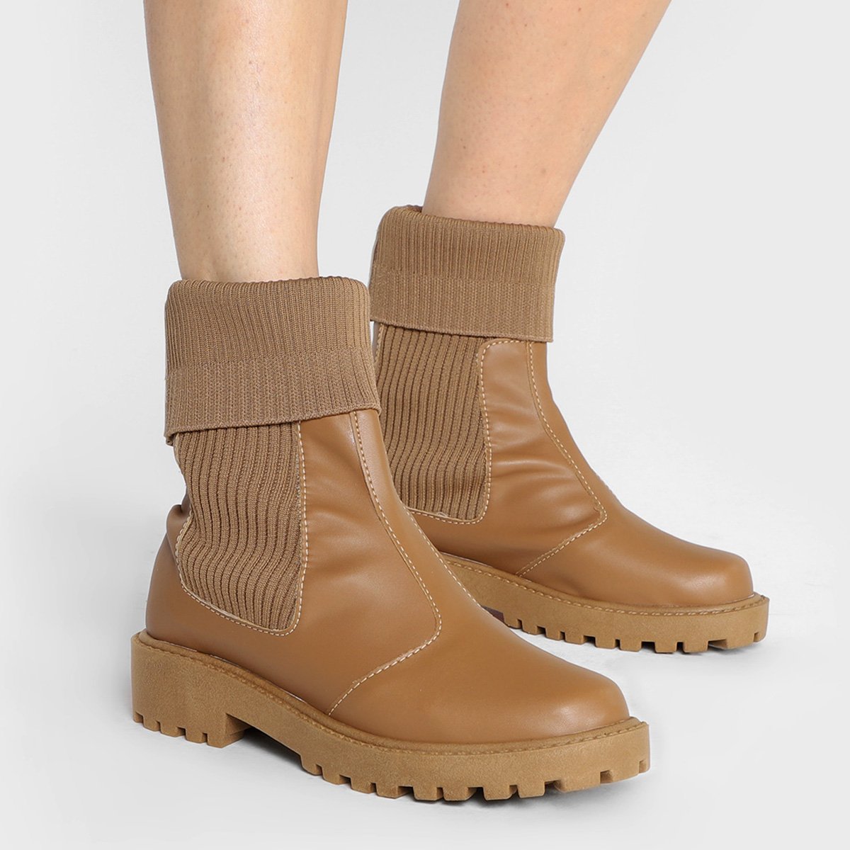 Bota Cano Curto Look Fashion Feminina - Tam: 37 - 1