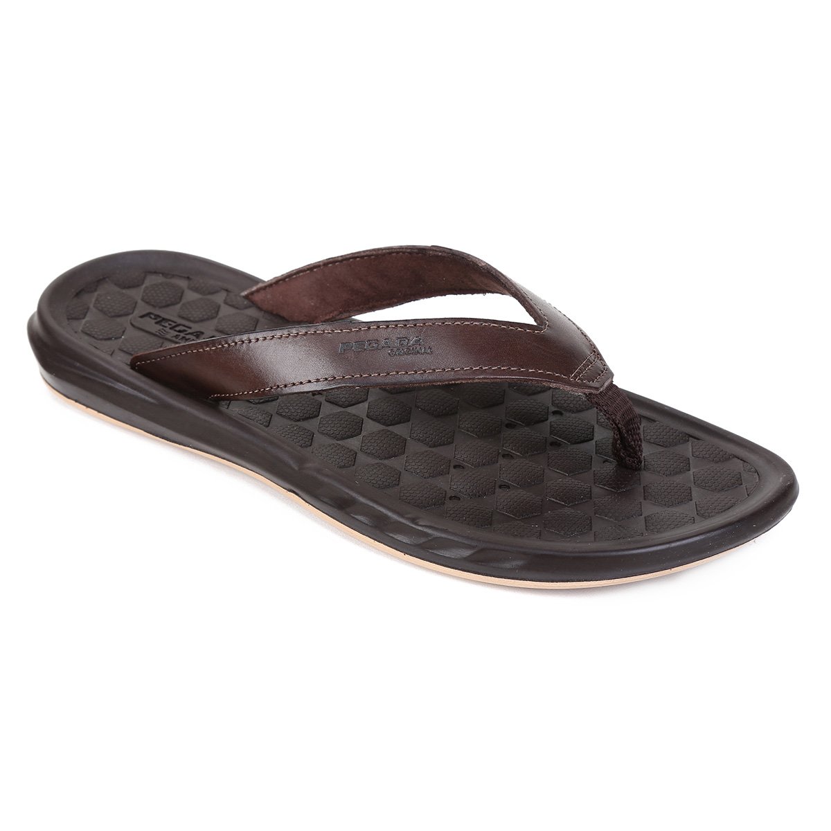 Chinelo Couro Pegada Masculino - Tam: 39 - 1