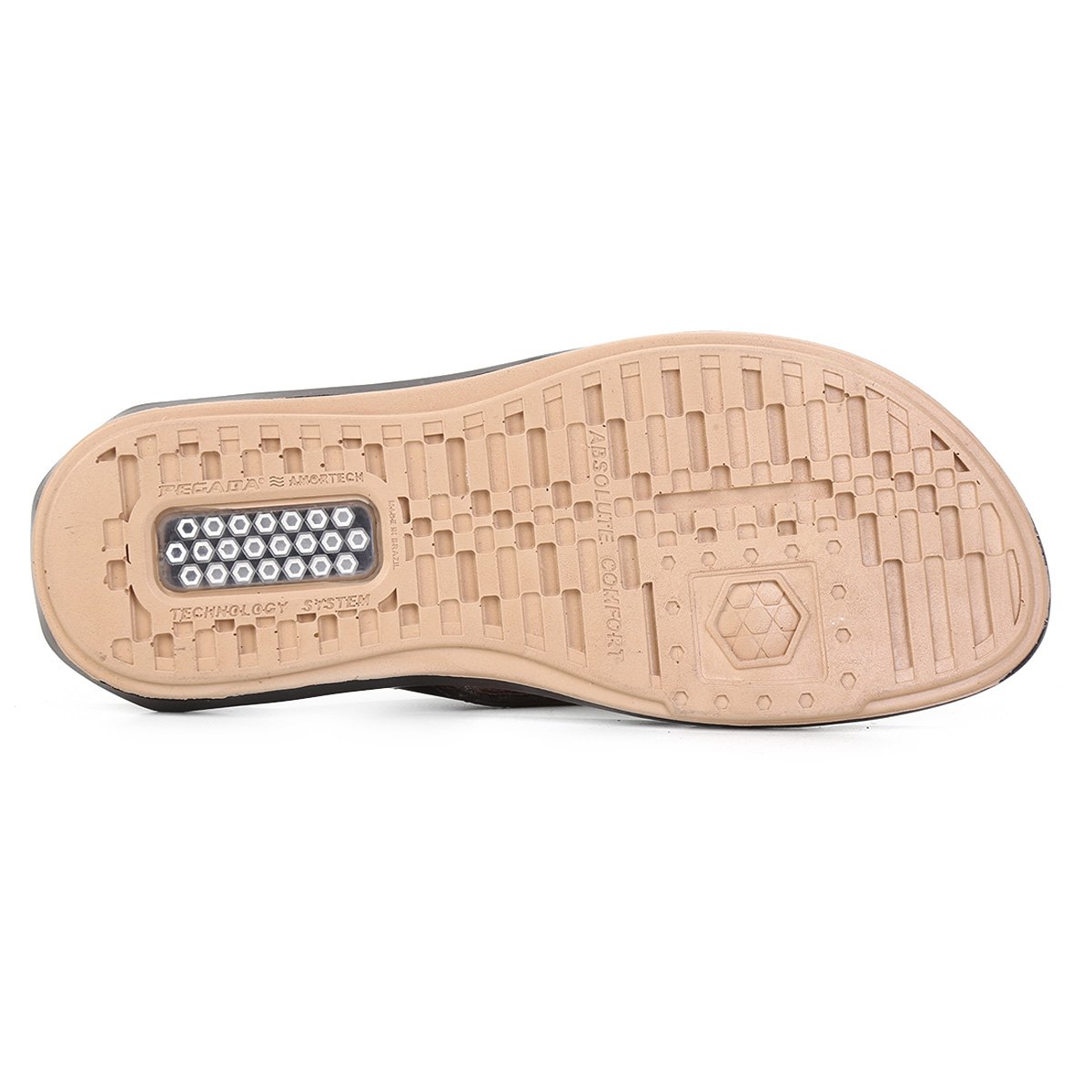 Chinelo Couro Pegada Masculino - Tam: 39 - 2