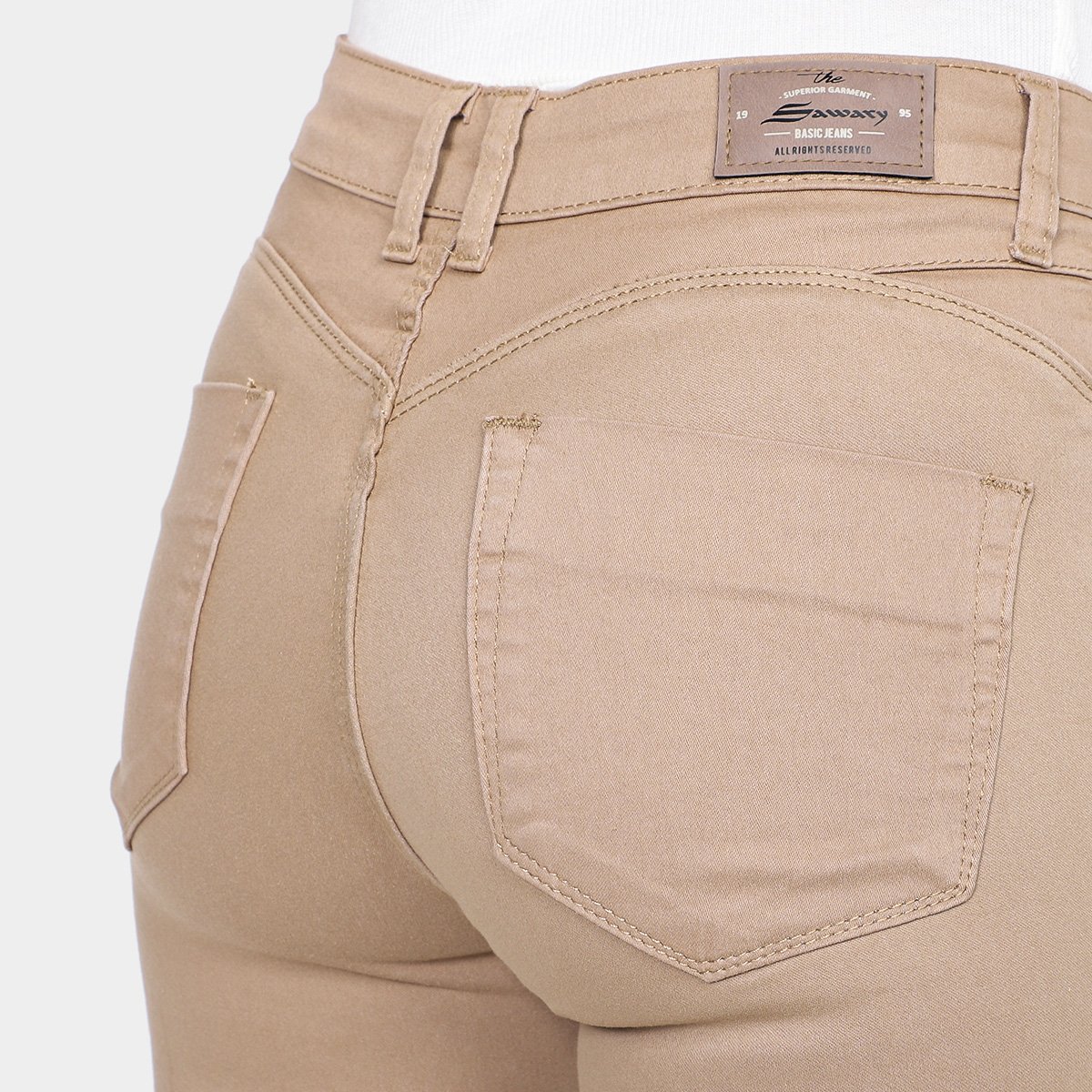 Calça Sarja  Sawary Cigarrete Push Up Feminina - Tam: 46 - 2