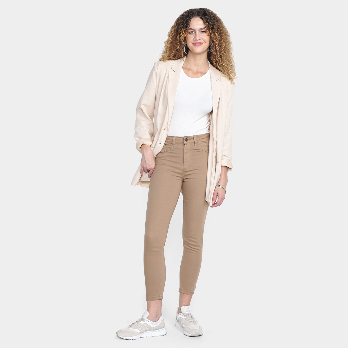 Calça Sarja  Sawary Cigarrete Push Up Feminina - Tam: 46 - 3