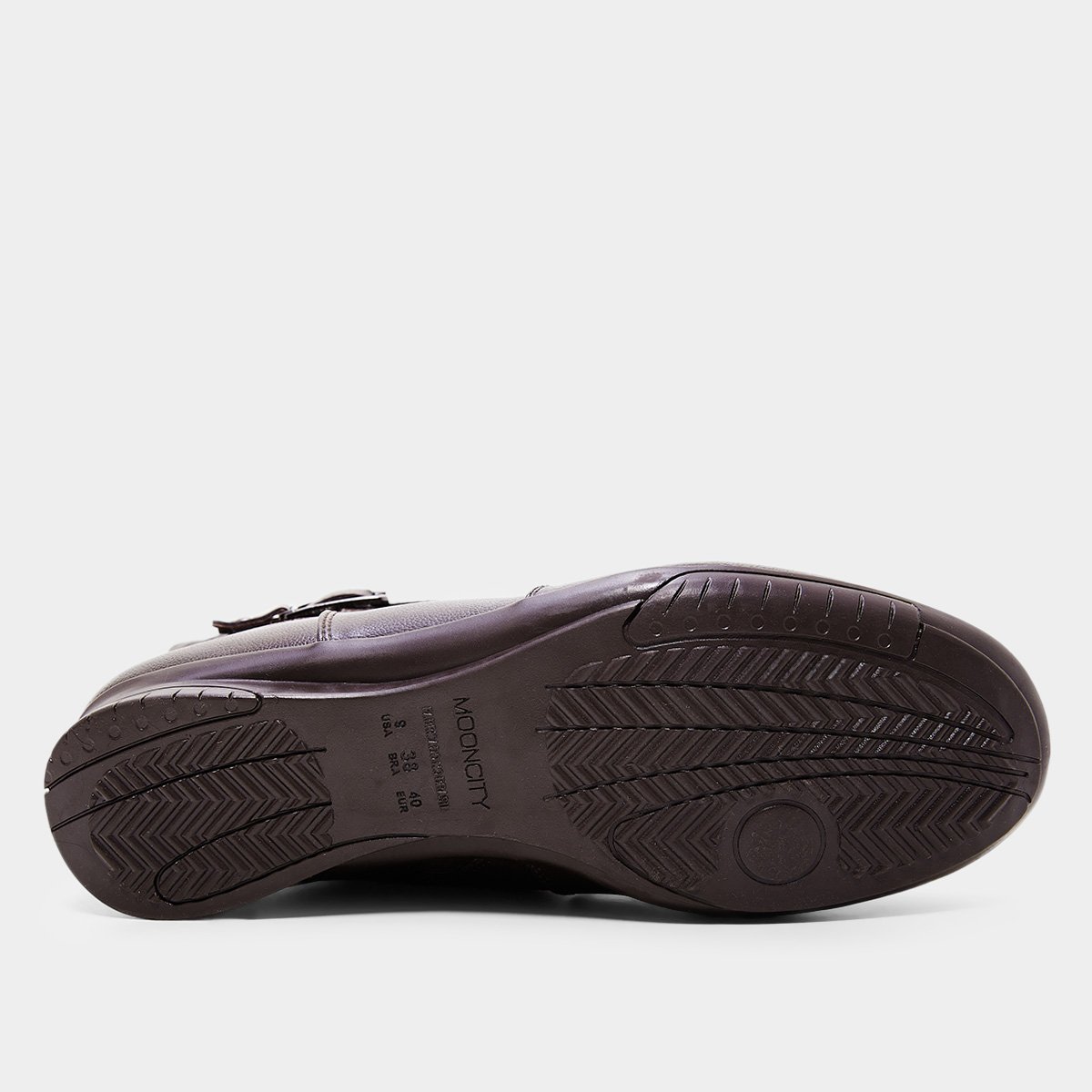 Bota Mooncity Fivela Lateral Cano Médio Feminina - Tam: 37 - 4