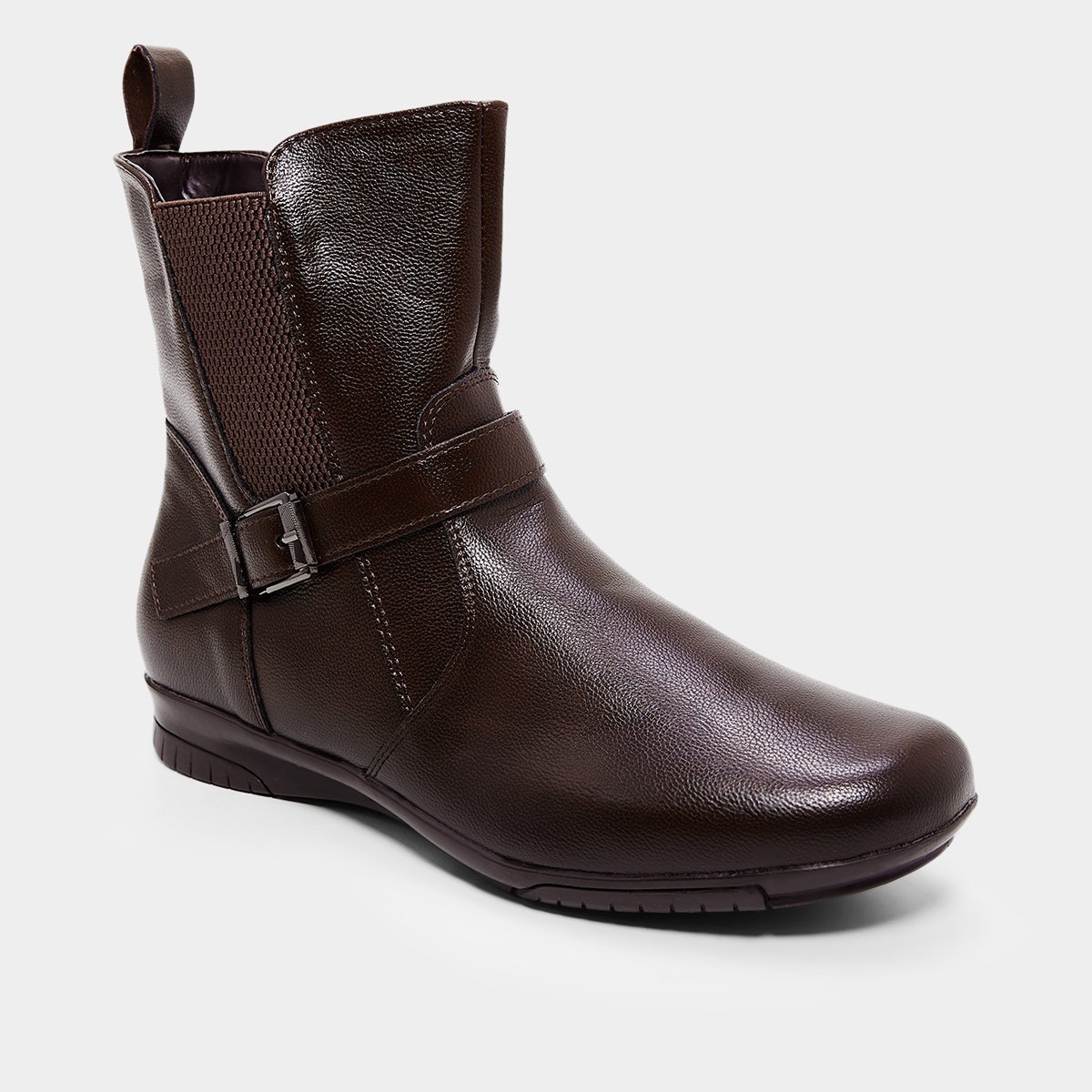 Bota Mooncity Rasteira Cano Curto Feminina - Tam: 35 - 1