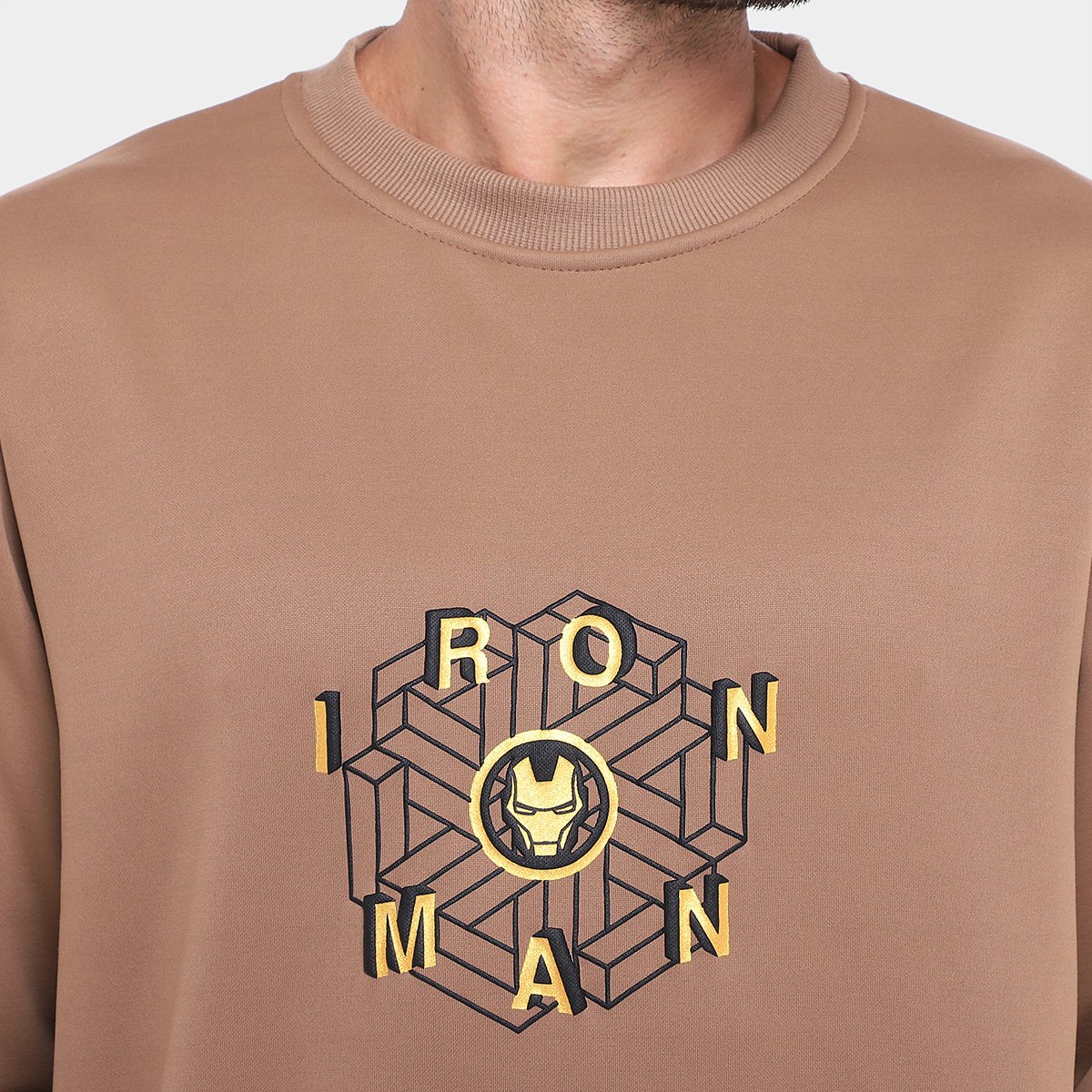 Moletom Mooncity Homem de Ferro Masculino - Tam: P - 2