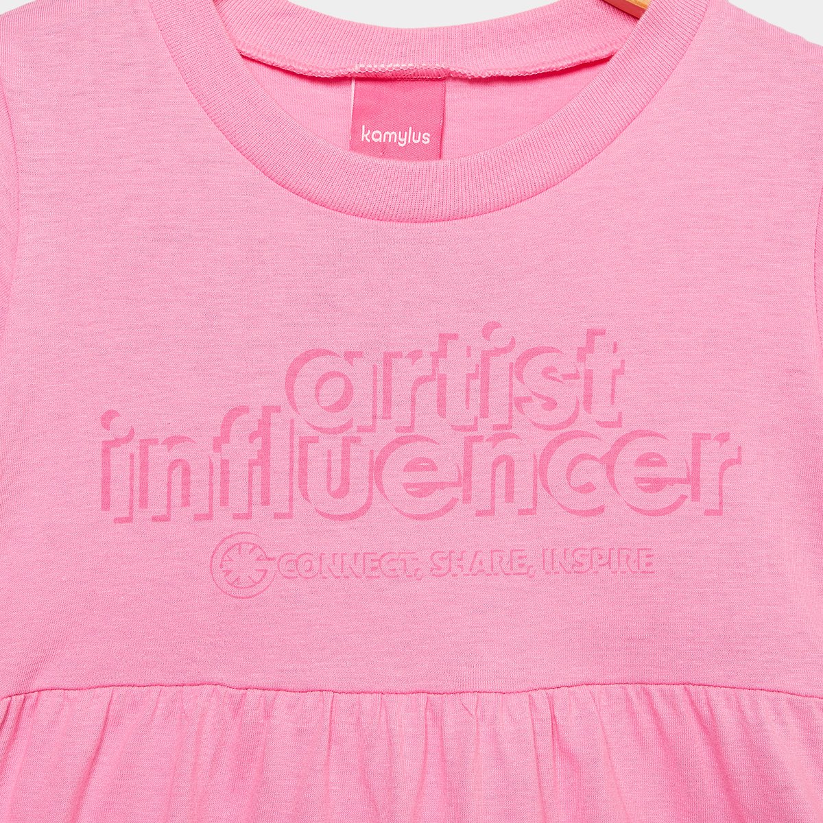 Vestido Infantil Kamylus Estampado - Tam: 8A - 1