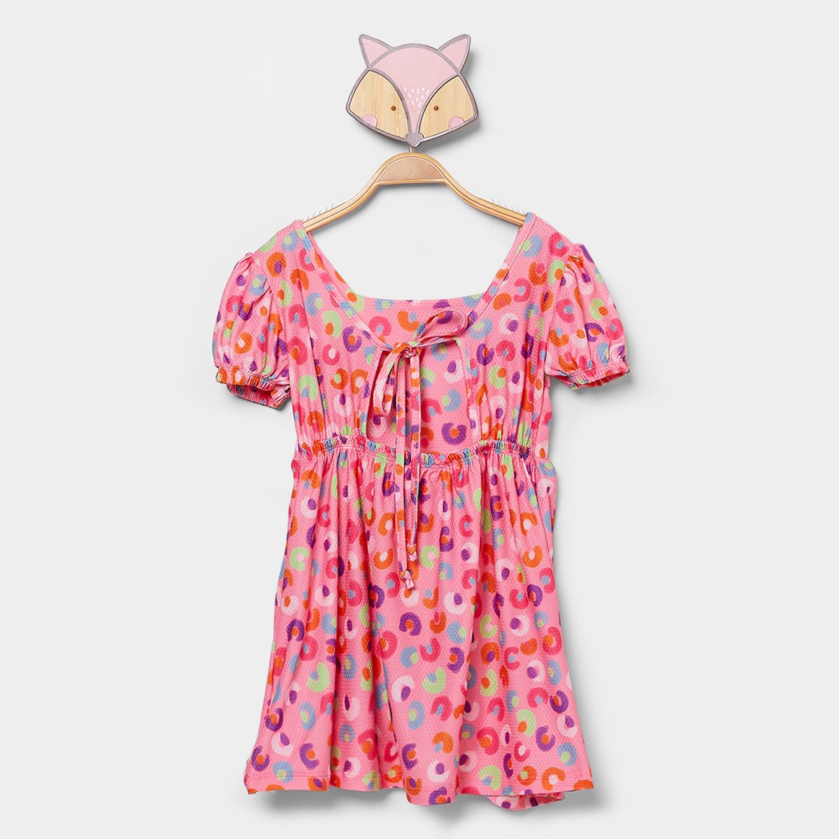 Vestido Infantil Kamylus Estampado - Tam: 6A - 1