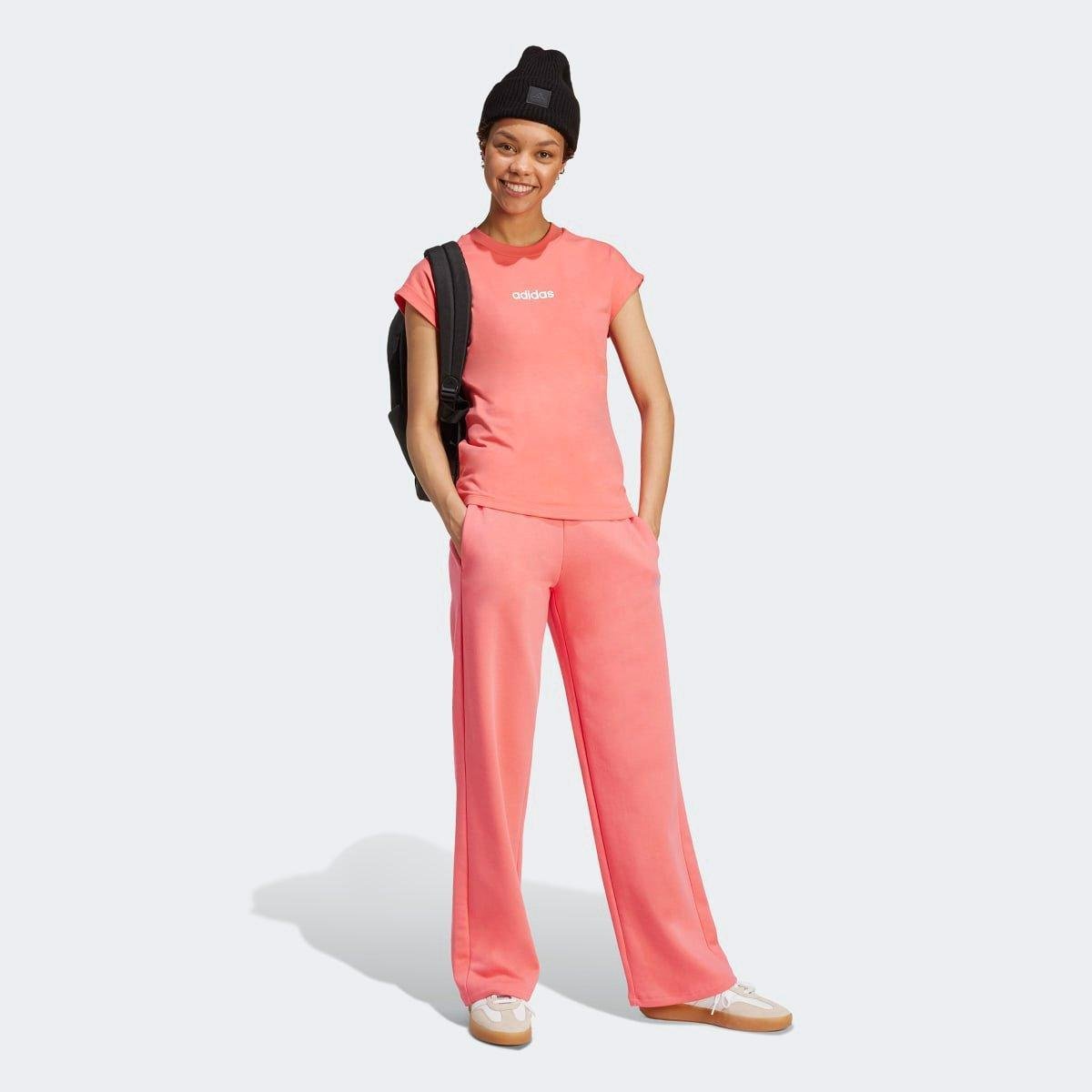 Camiseta Adidas Logo Linear Feminina - Tam: P - 4