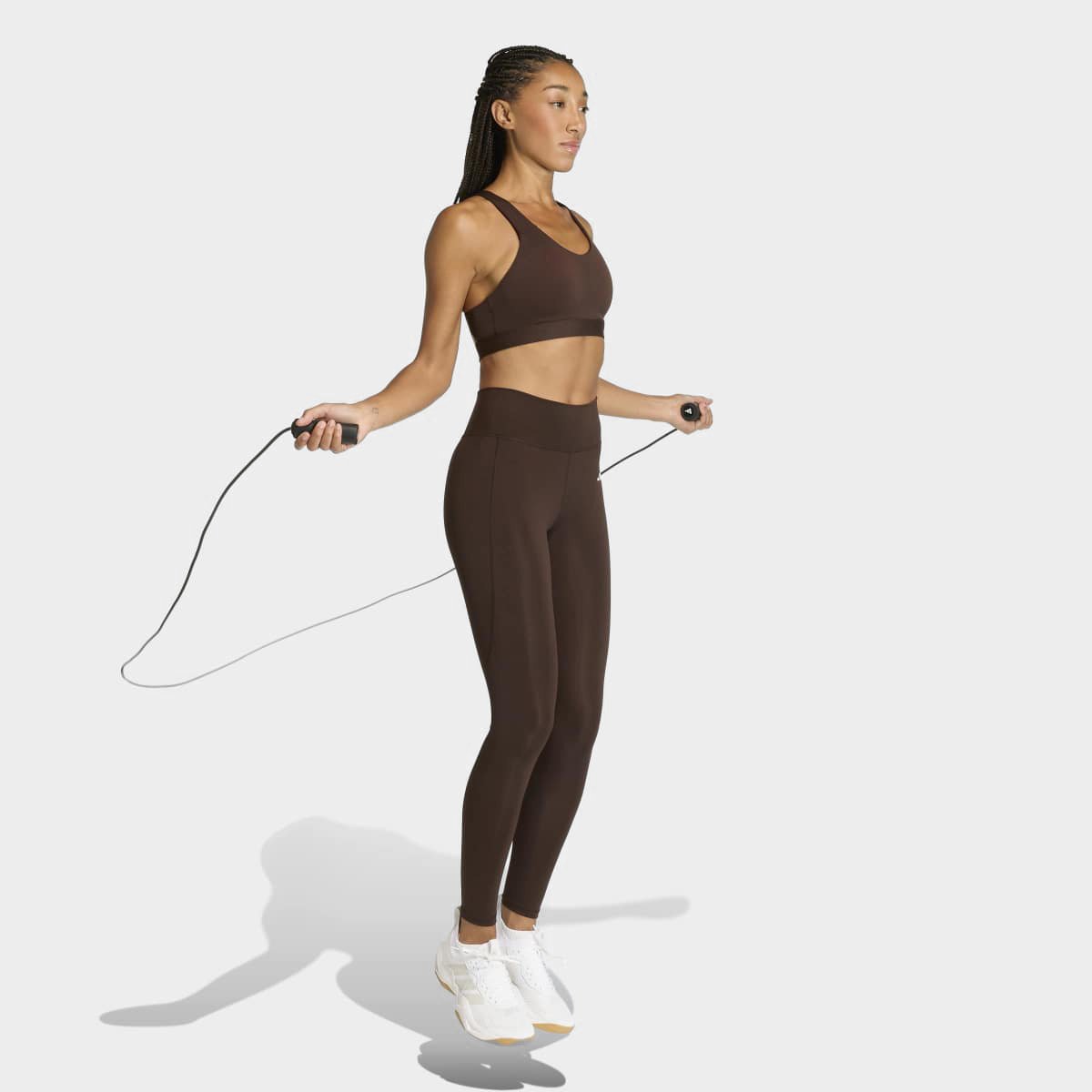 Calça Legging Adidas Optime Feminina - Tam: GG - 4