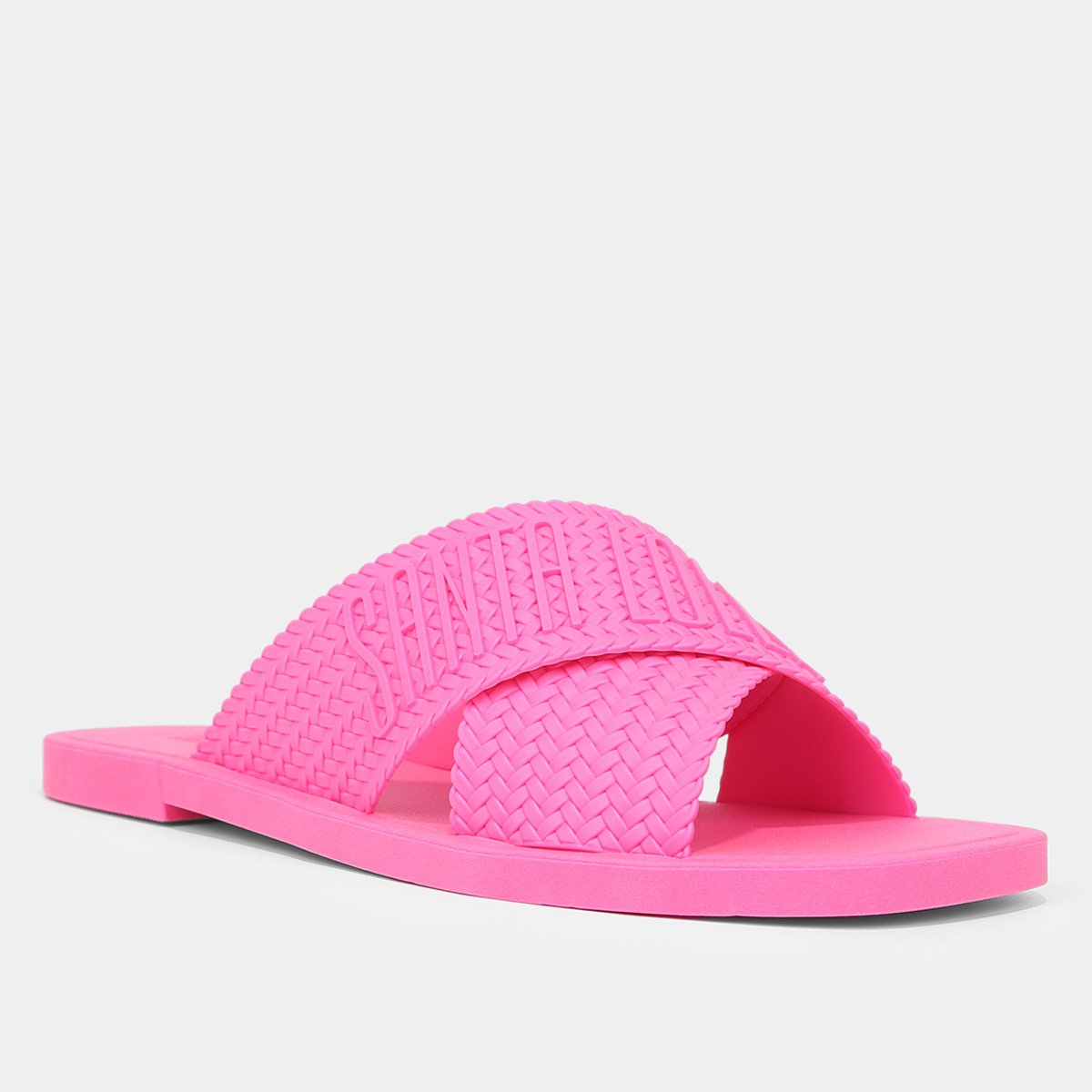 Chinelo Santa Lolla Flip Flop Tiras Cruzadas Feminino - Tam: 33/34 - 2