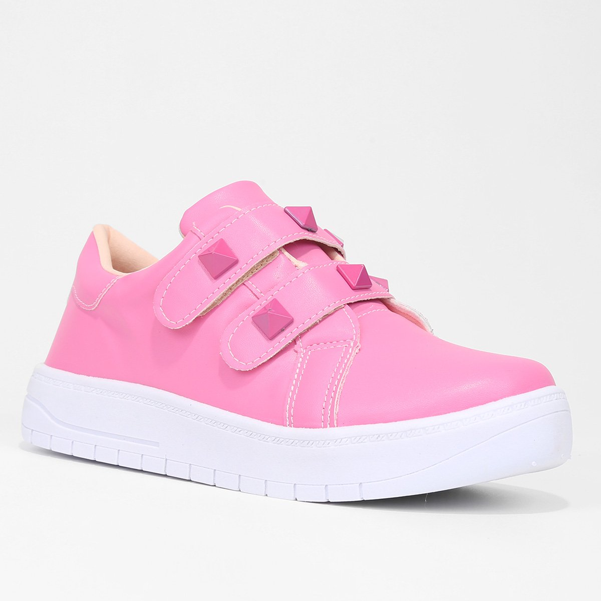 Tênis Infantil Menina Fashion Fecho De Contato E Taxas Menina - Tam: 31 - 1