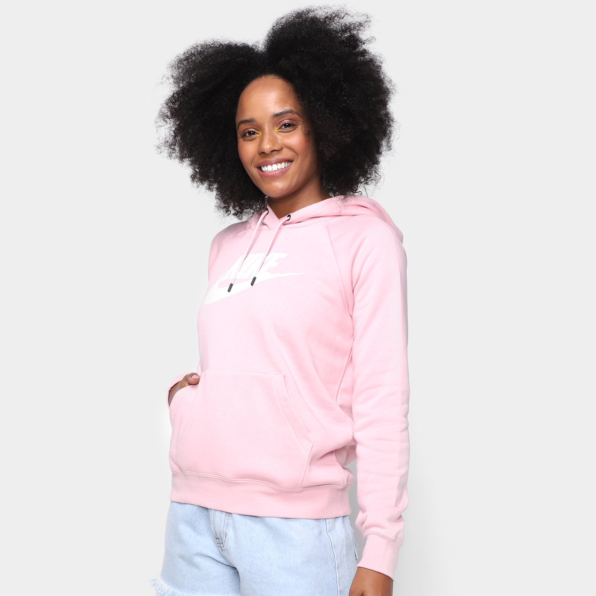 Moletom Nike Sportswear Essential Hoddie PO HBR Feminino