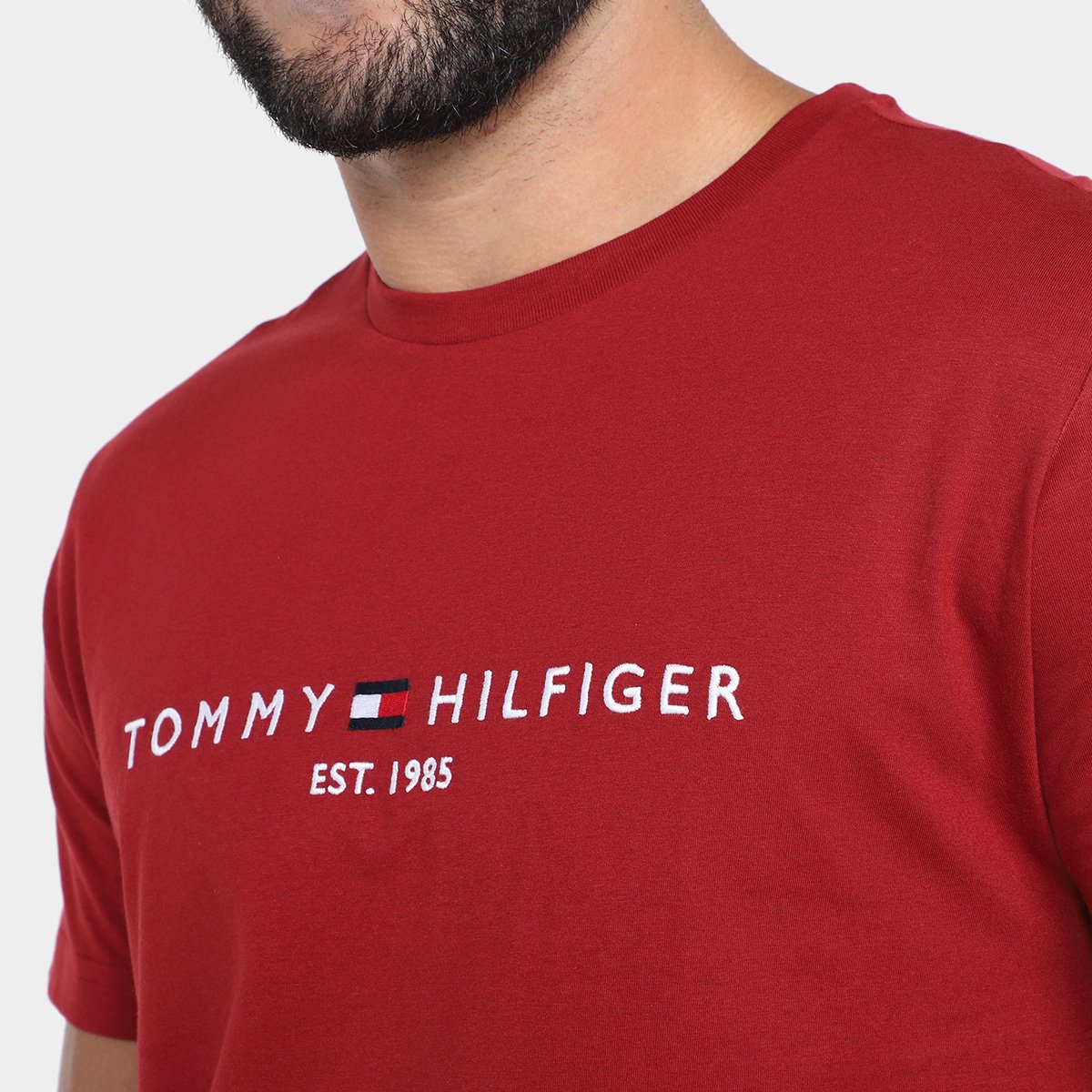 Camiseta Tommy Hilfiger1985 Casual Masculina - Tam: M - 2