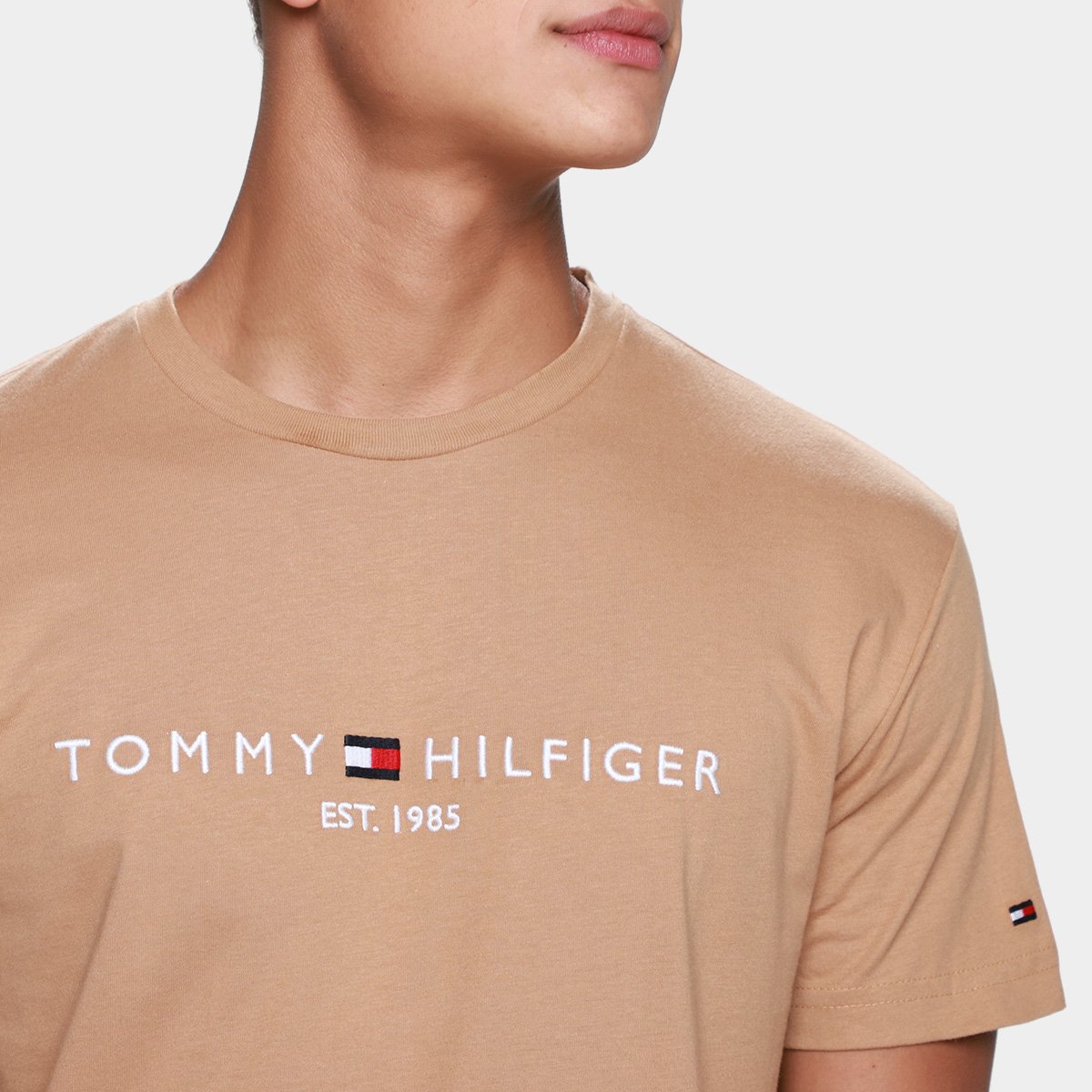 Camiseta Tommy Hilfiger Casual Masculina - Tam: P - 2