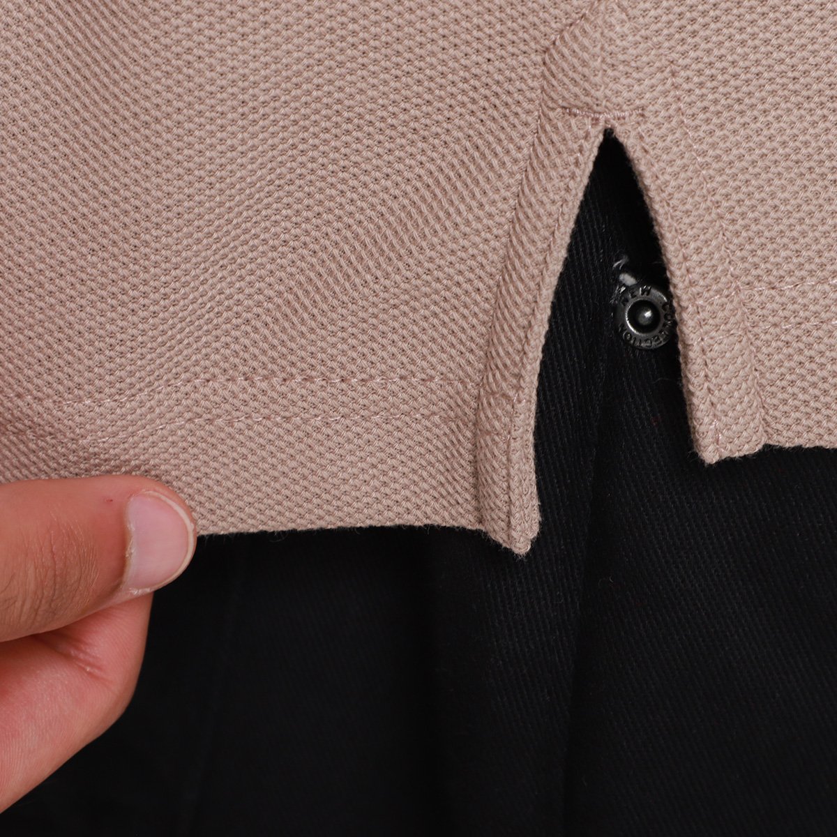 Camisa Polo Tommy Hilfiger Herrinbone Detail Masculina - Tam: M - 4