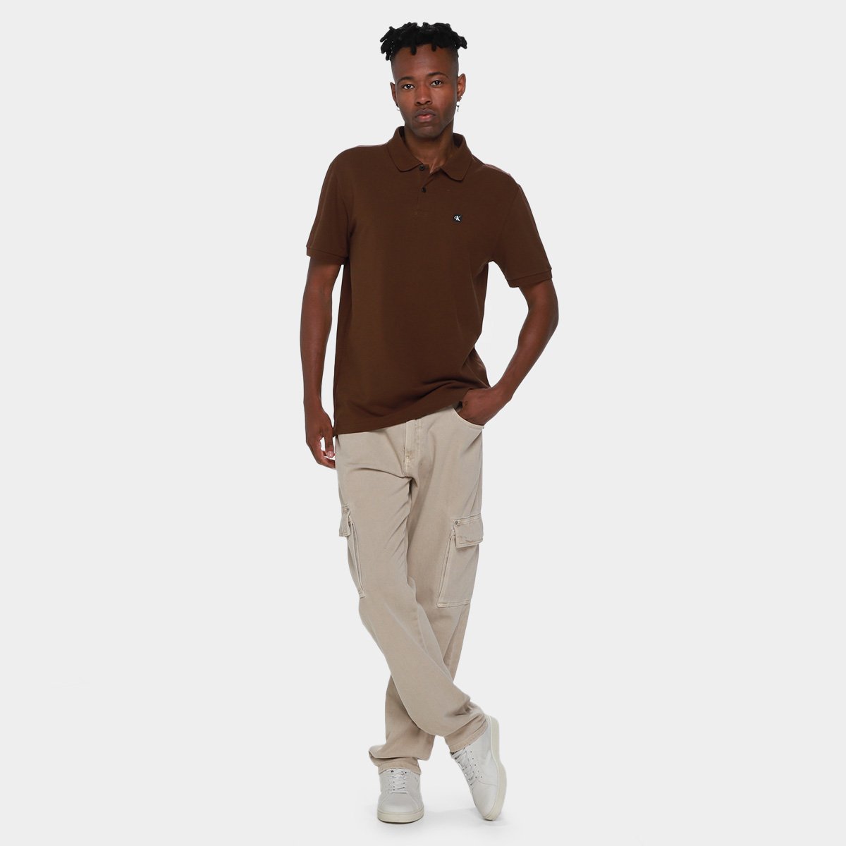 Camisa Polo Calvin Klein Premium Masculino - Tam: P - 3