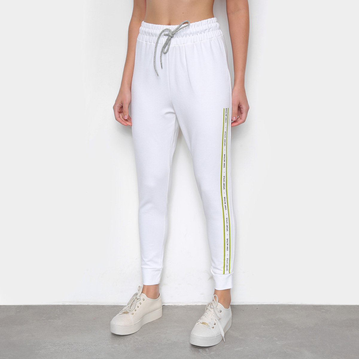 Calça Jogger Colcci Cintura Alta Feminina