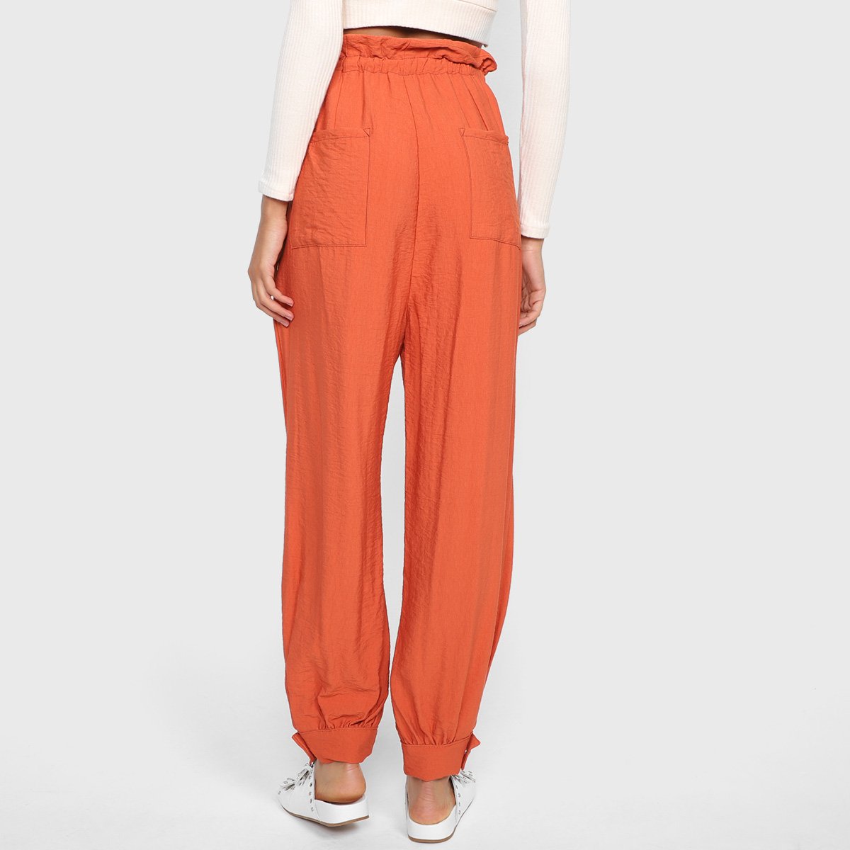 Calça Colcci Amarração Cintura Alta Feminina - Tam: M - 2