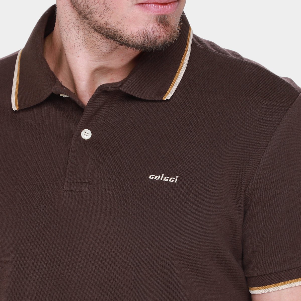 Camisa Polo Colcci Casual Masculina - Tam: GG - 2