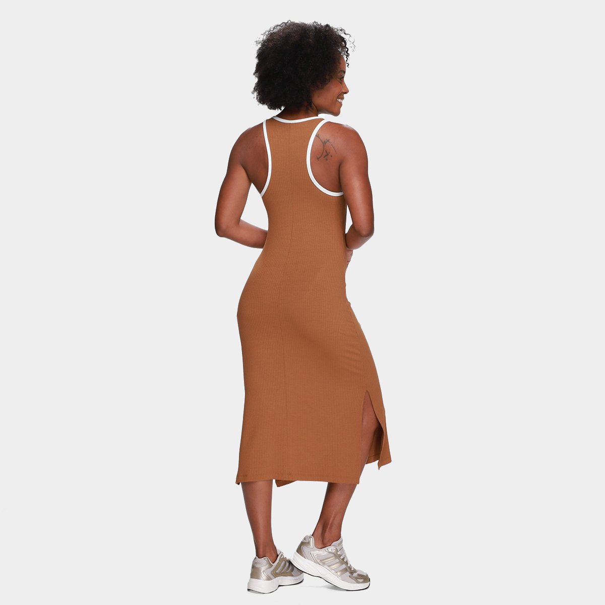 Vestido Colcci Sports Midi Canelado - Tam: M - 1