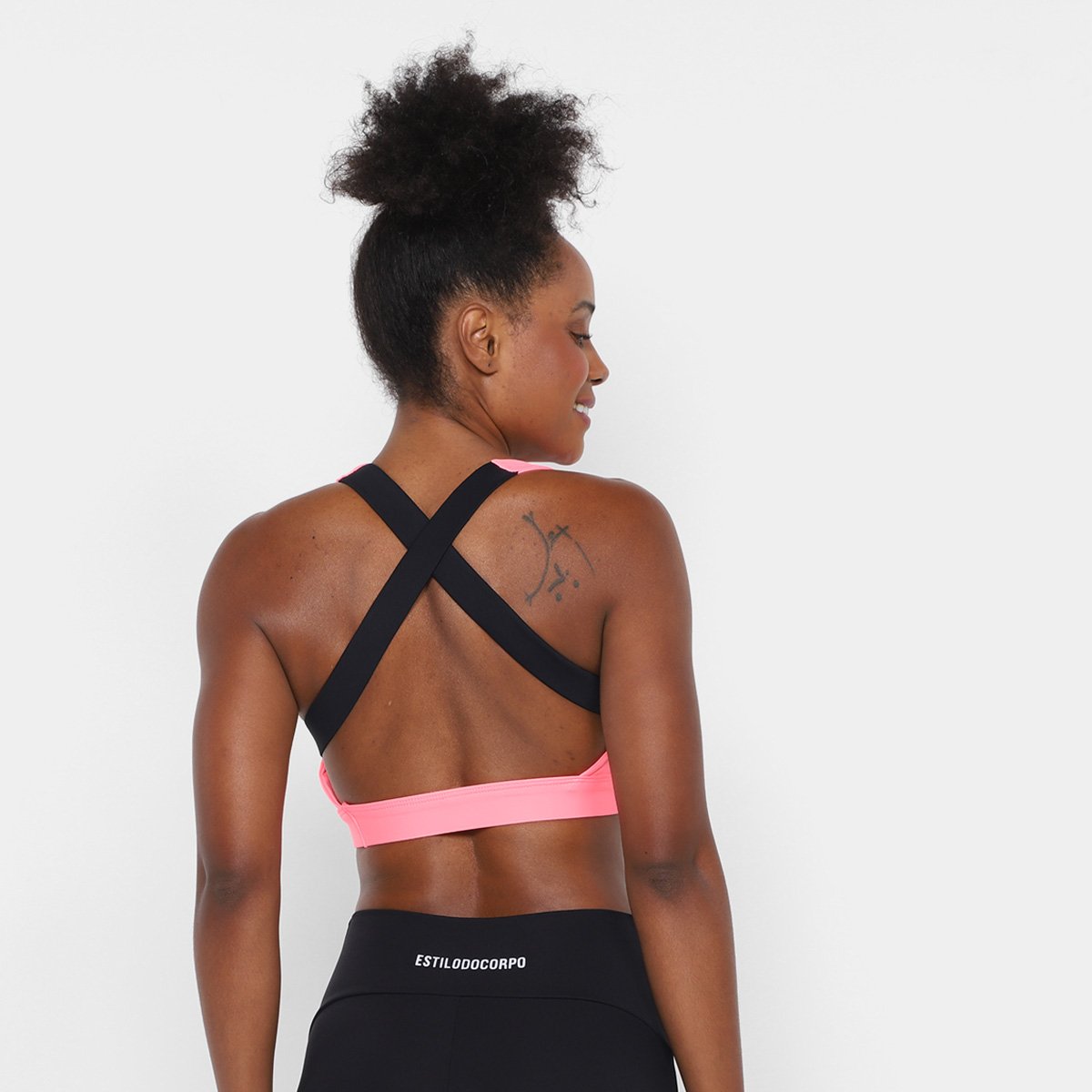 Top Estilo Do Corpo Gym Média Sustentação - Tam: G - 1