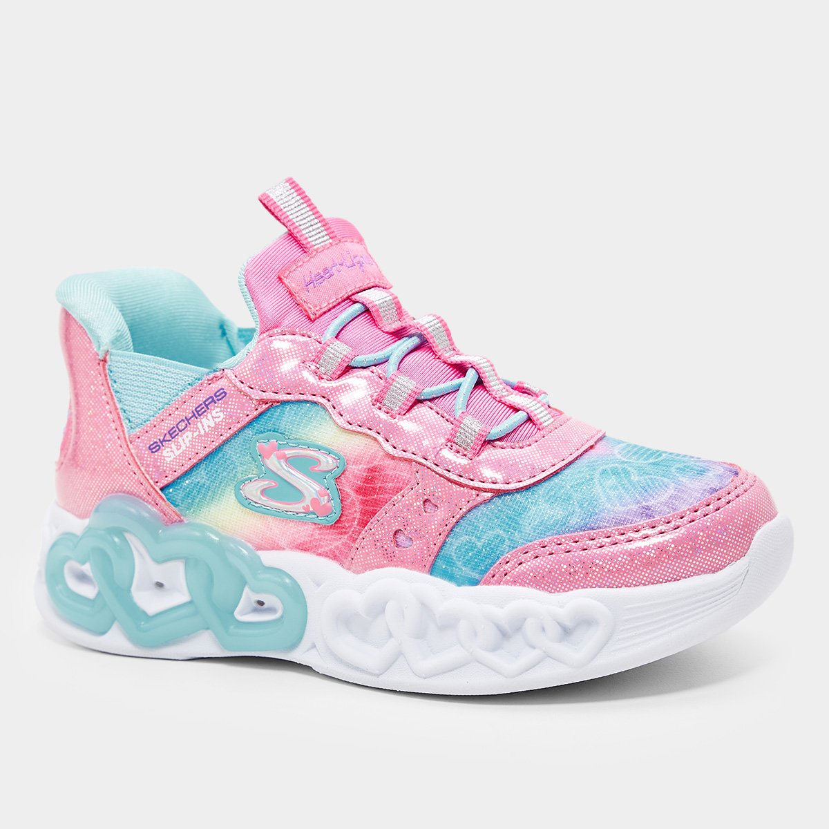 Tênis Infantil Skechers Heart Ligths Menina - Tam: 21 - 2