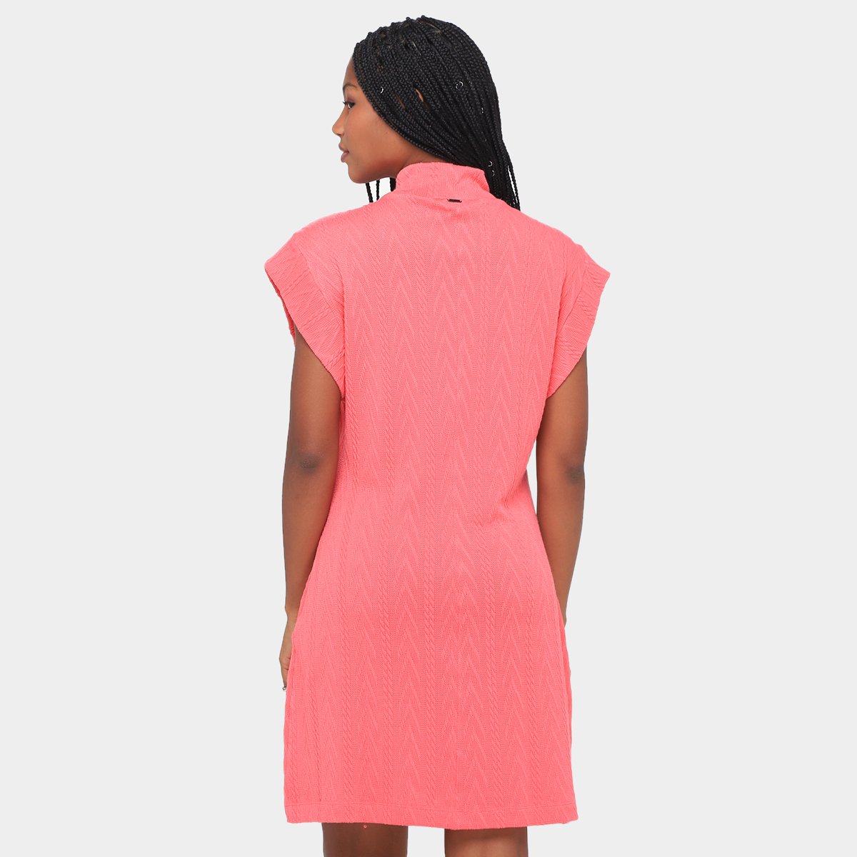 Vestido Curto Morena Rosa Gola Alta Feminino - Tam: G - 1