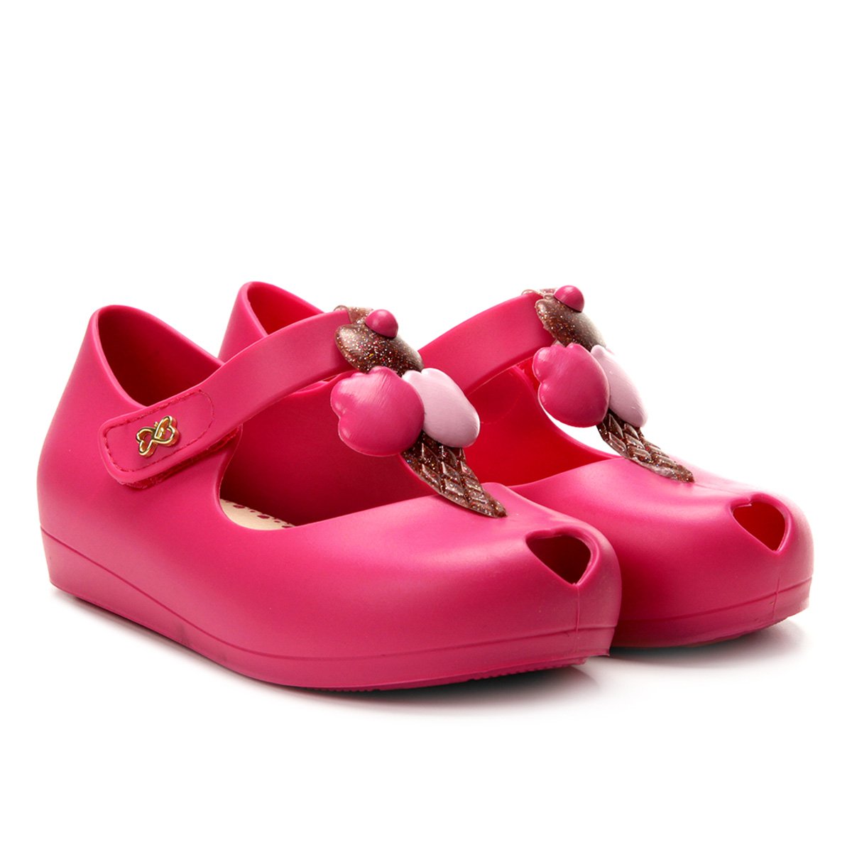 Sapatilha Infantil World Colors Fosca Aplique Sorvete Feminina