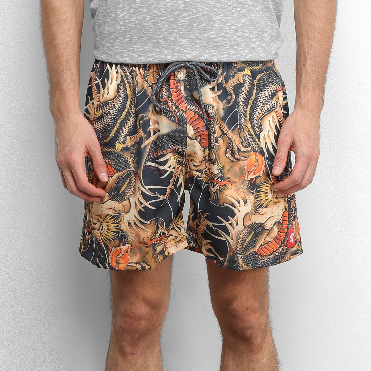Short Kevland Dragon Tattoo Masculina