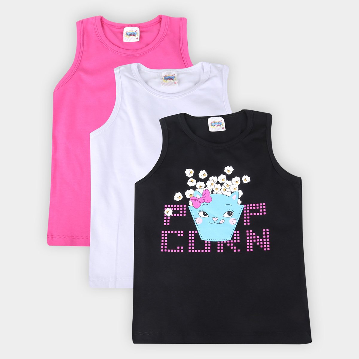 Kit Regata Infantil Duzizo Básica Estampada - 3 Peças