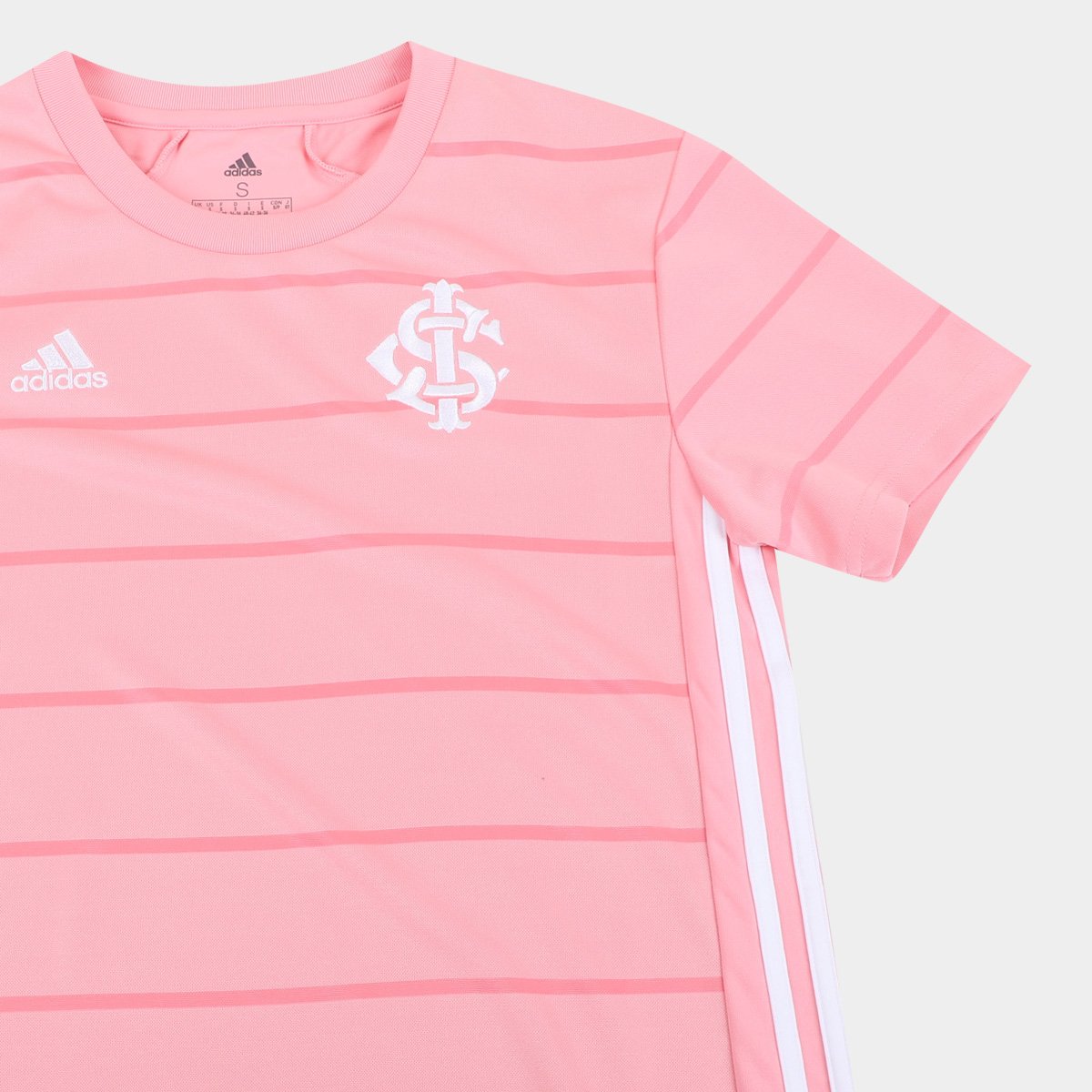 Camisa Internacional Outubro Rosa 21/22 s/n° Torcedor Adidas Feminina - Tam: GG - 3