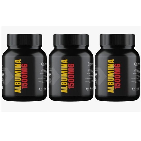 3x Albumina 1500mg Proteína Pura 120 Cáps Itaervas - Envio FULL Menor preço em 3x Albumina 1500mg Proteína Pura 120 Cáps Itaervas - Envio FULL