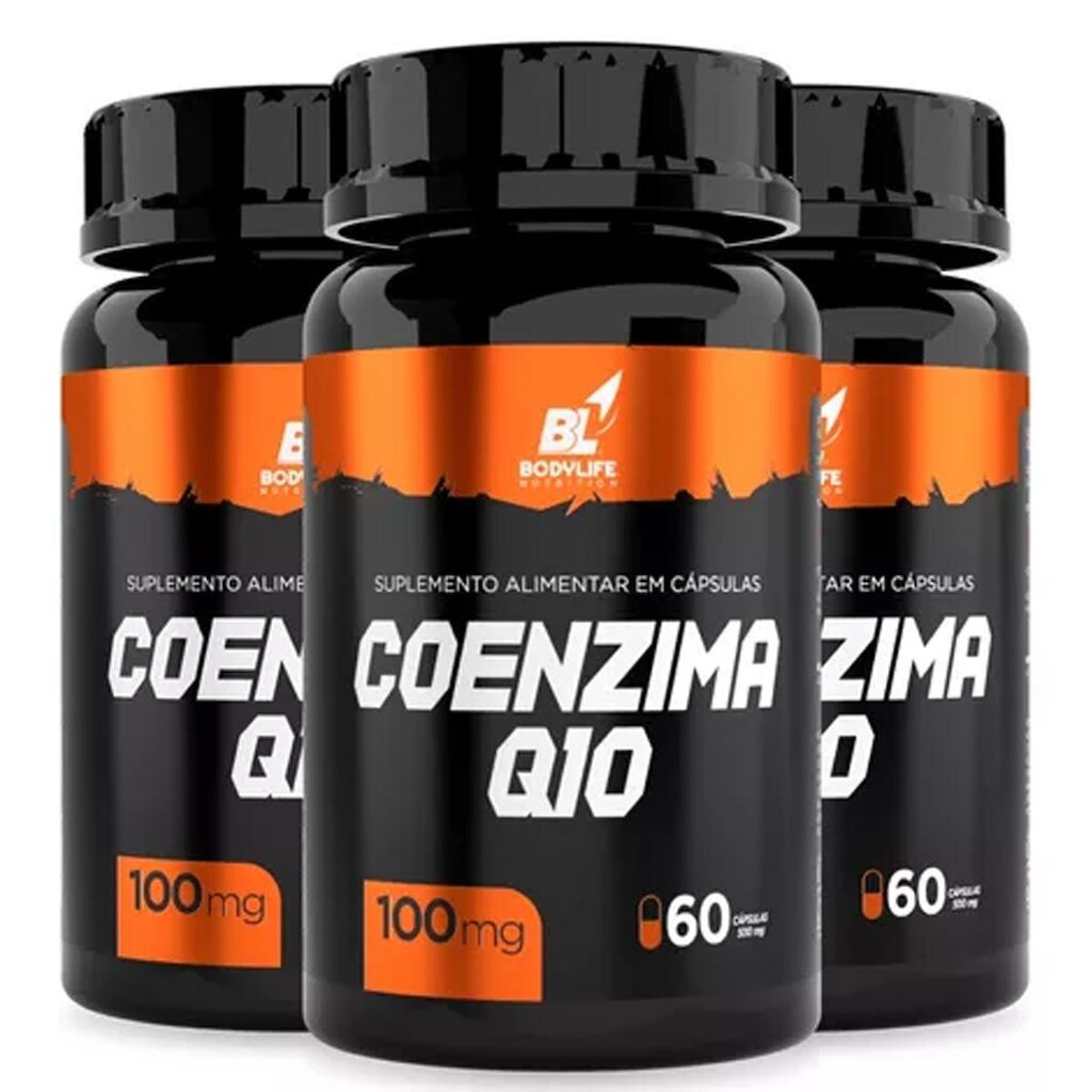 3x Coenzima Q10 100mg 60 Cápsulas - Nutrivale