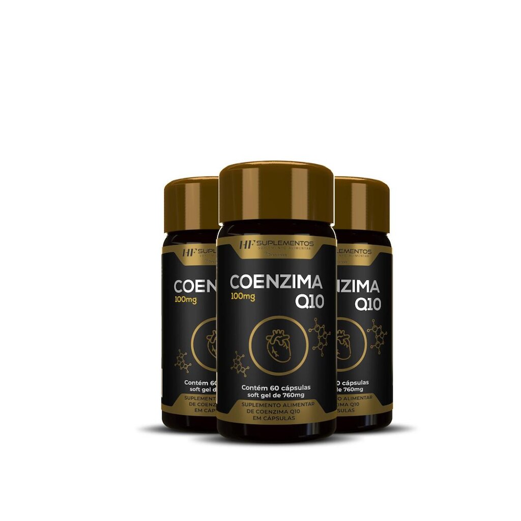 3X COENZIMA Q10 100MG 60CAPS HF SUPLEMENTOS