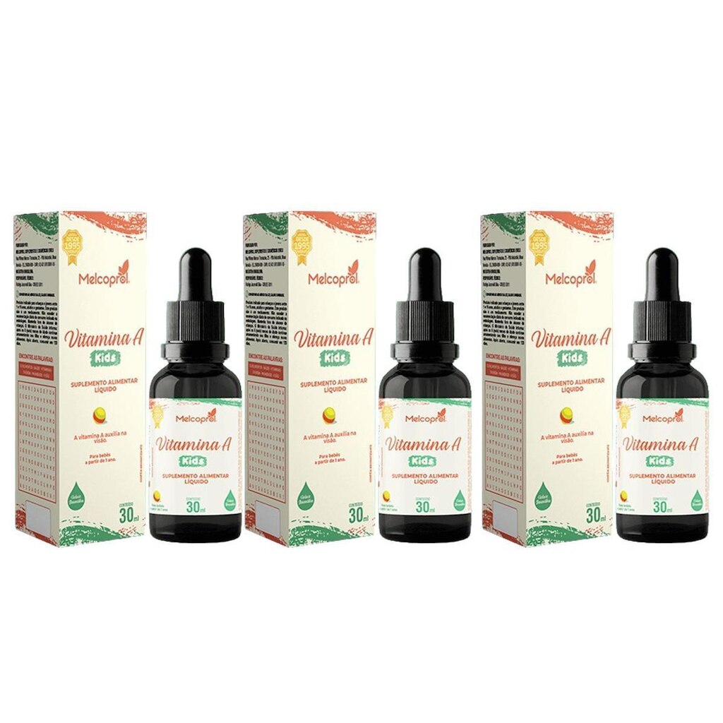 3x Vitamina A Kids 30ml  Melcoprol