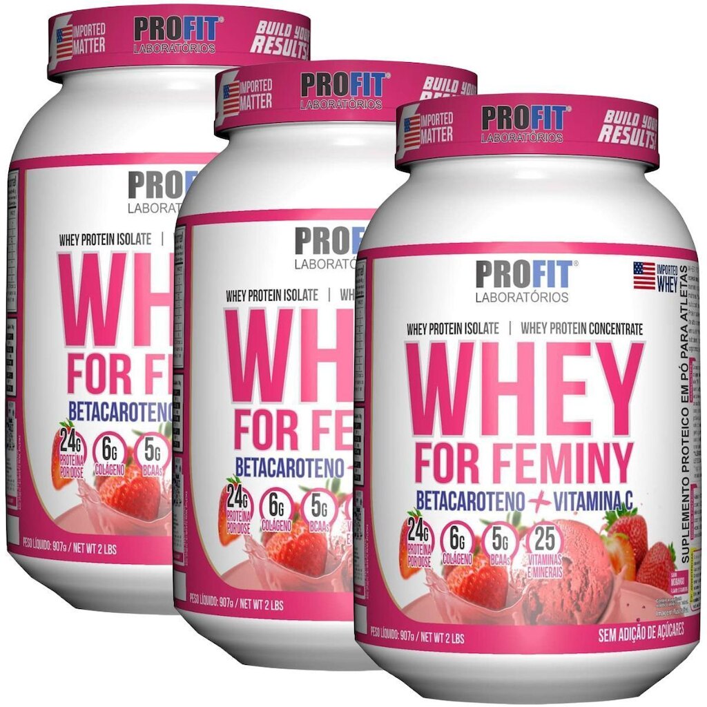 3X WHEY PROTEIN FOR FEMINY 907G PROFIT
