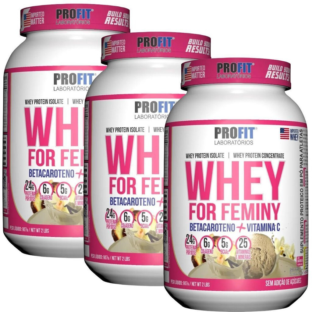 3X WHEY PROTEIN FOR FEMINY 907G PROFIT