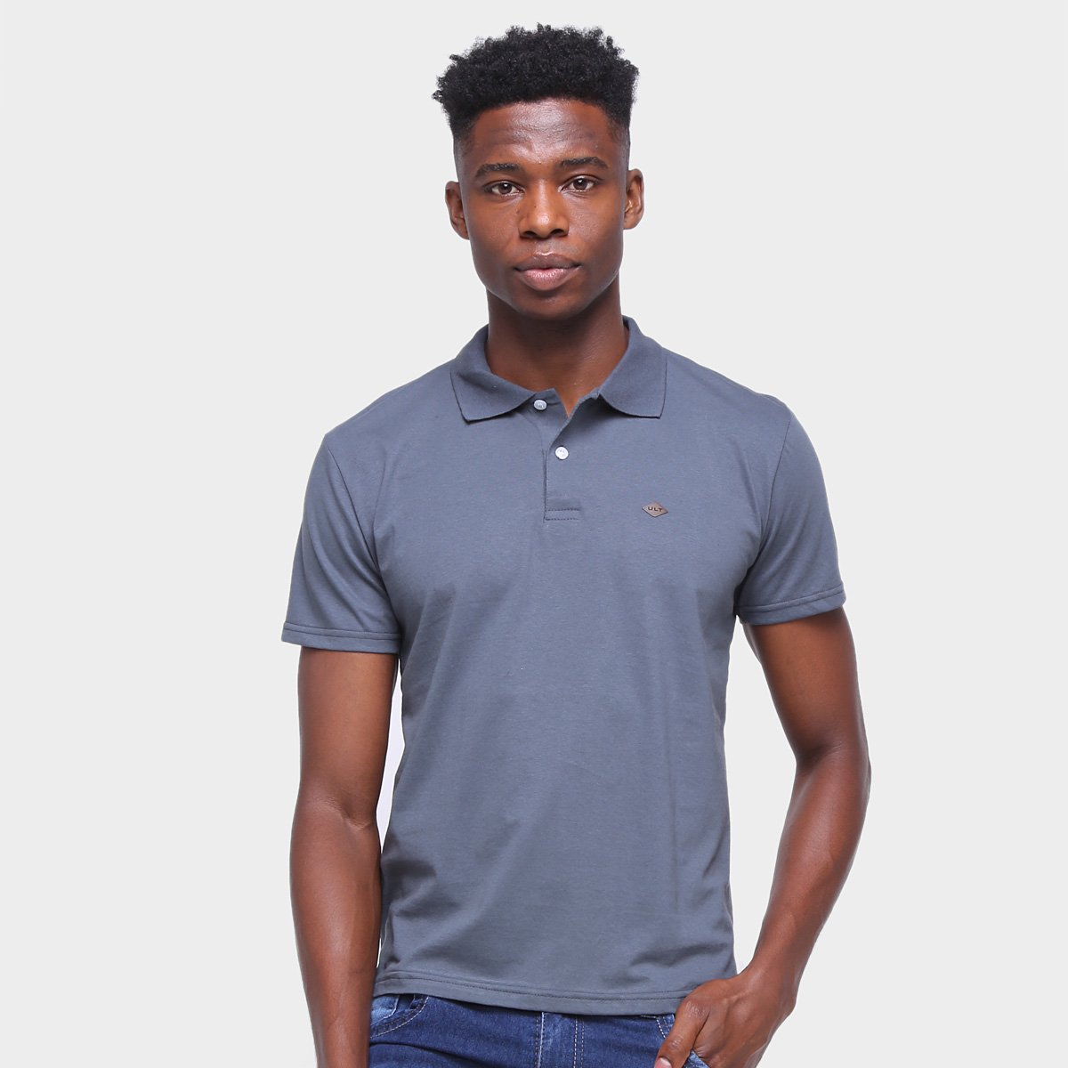 Camisa Polo Ultimato Básica Lisa Masculina
