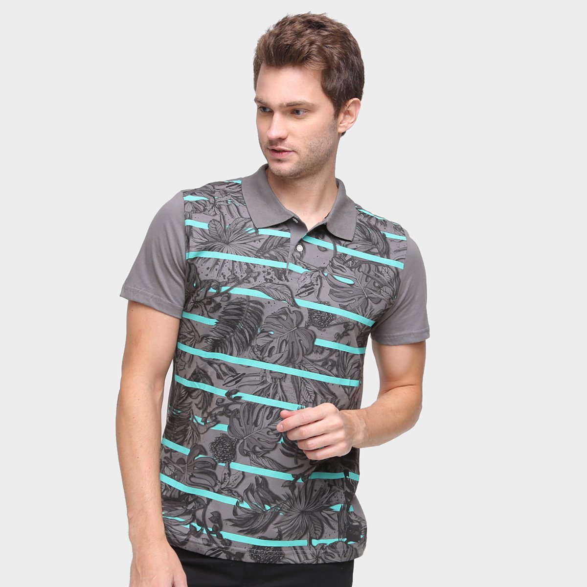 Camisa Polo Mormaii Estampada Masculina