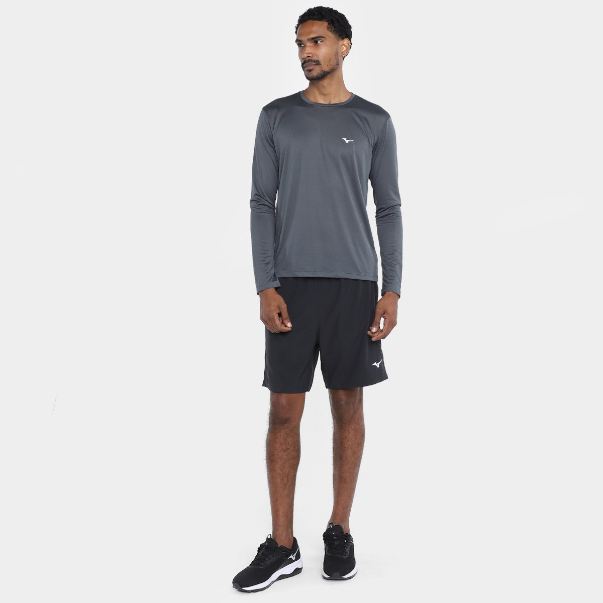 Camiseta Mizuno Nirvana Manga Longa Masculina - Tam: P - 3