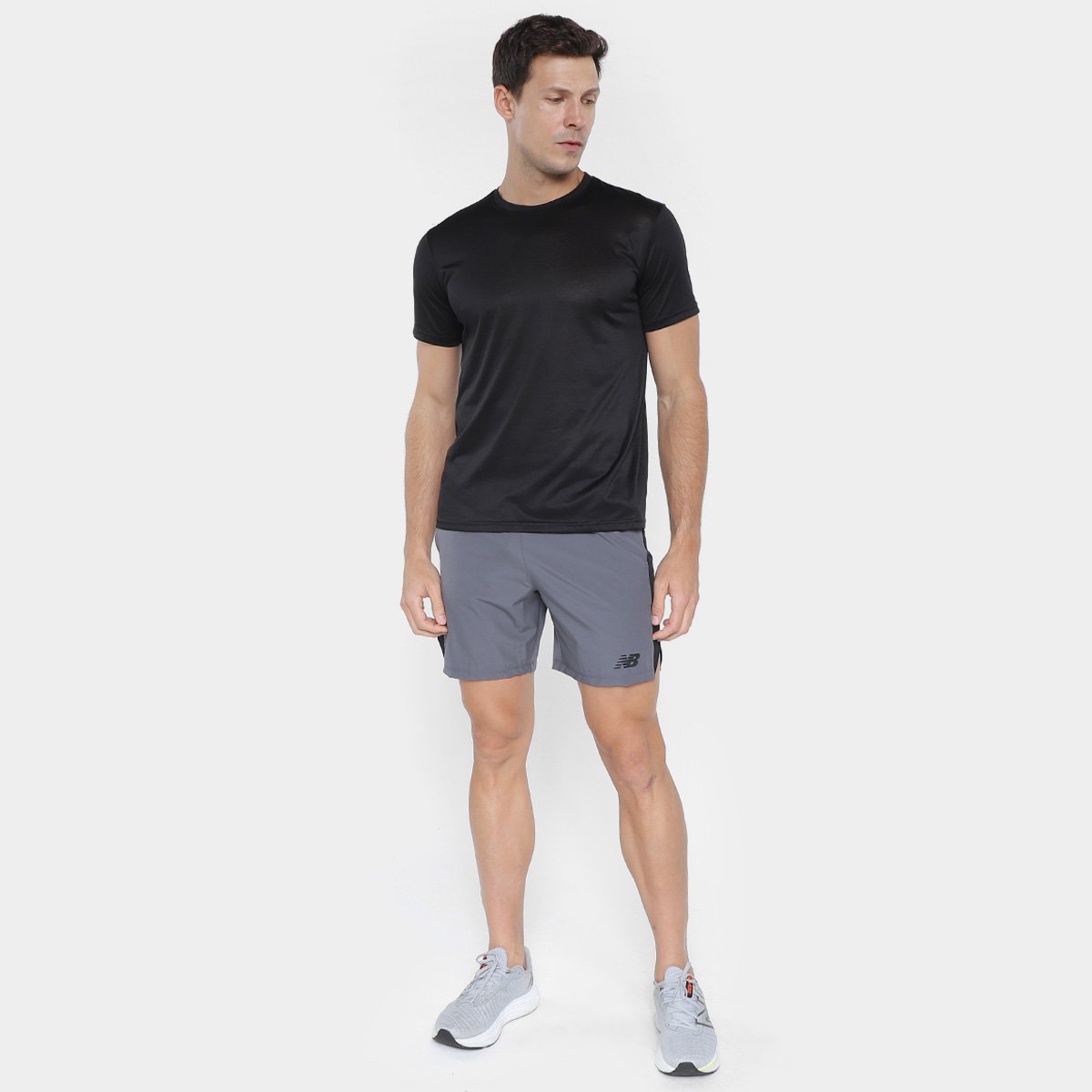 Bermuda New Balance Tenacity Logo 7 Masculina - Tam: M - 3