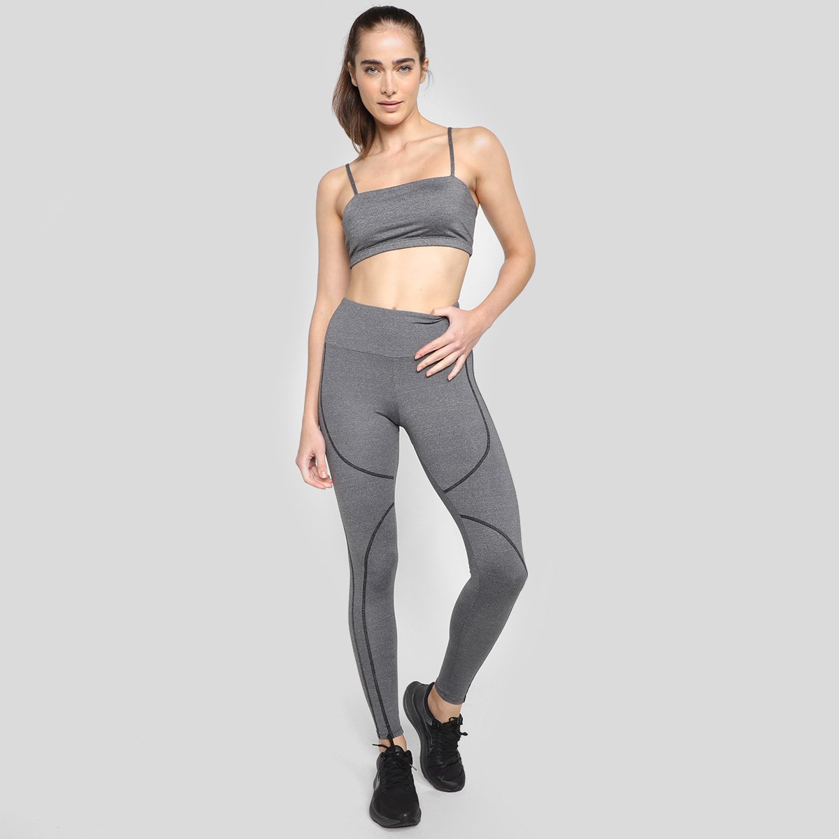 Calça Legging Mercatto Hit Cintura Alta Feminina - Tam: P - 3