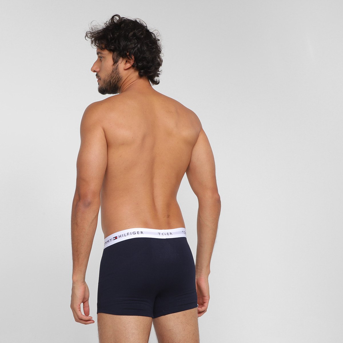 Kit Cueca Boxer Tommy Hilfiger Trunk Masculina - 3 Peças - Tam: P - 2