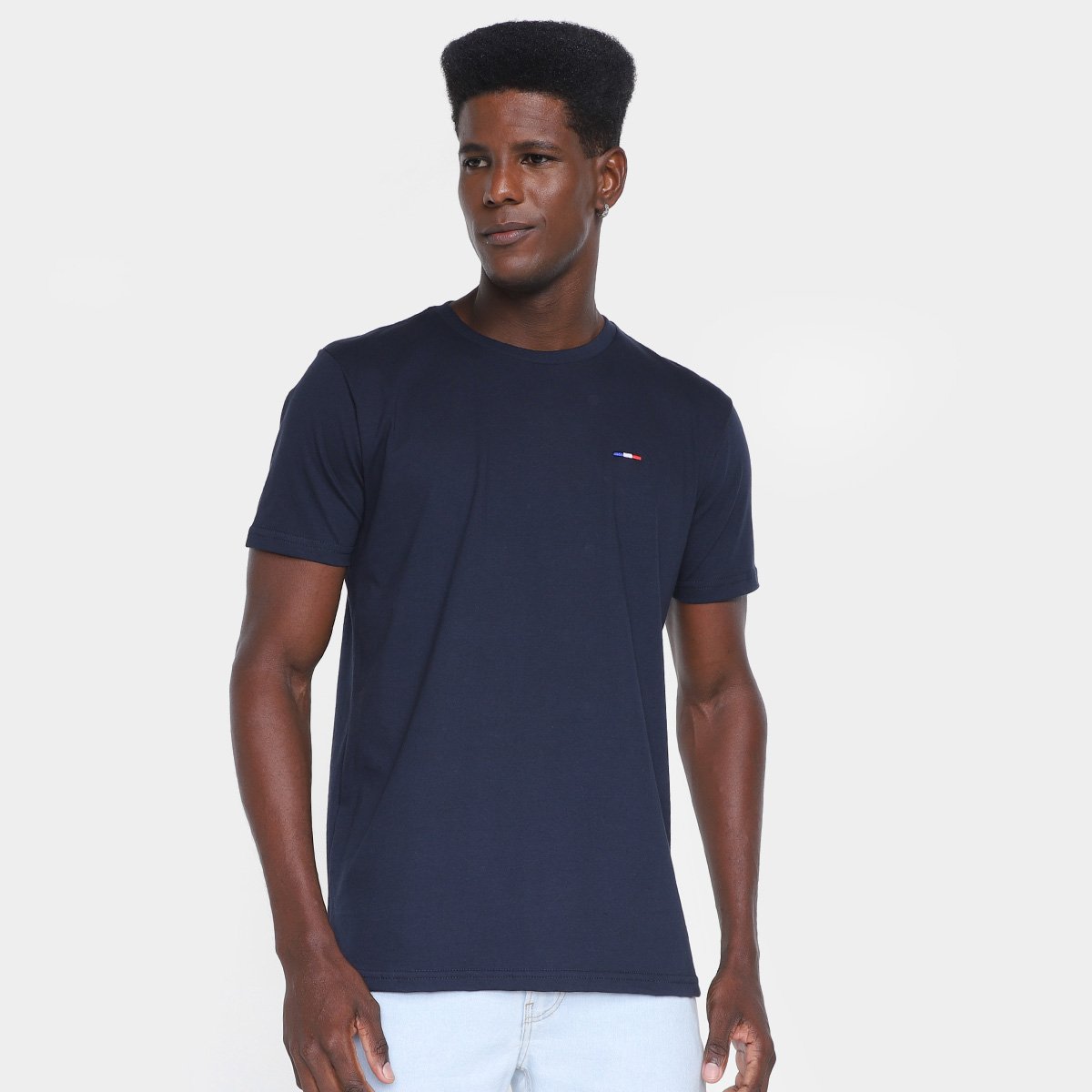 Camiseta Básica Industrie Manga Curta Masculina - Tam: P - 1