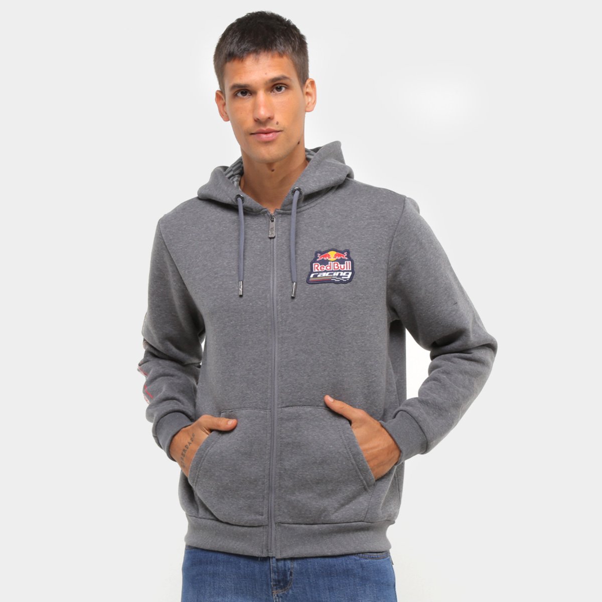 Jaqueta Moletom Red Bull Racing Masculina