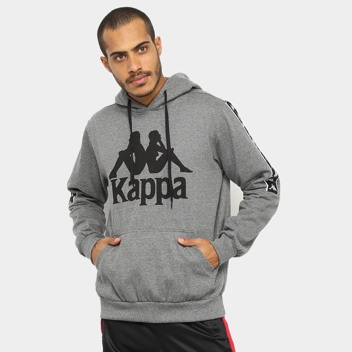 Moletom Kappa Due Due Capuz Masculino