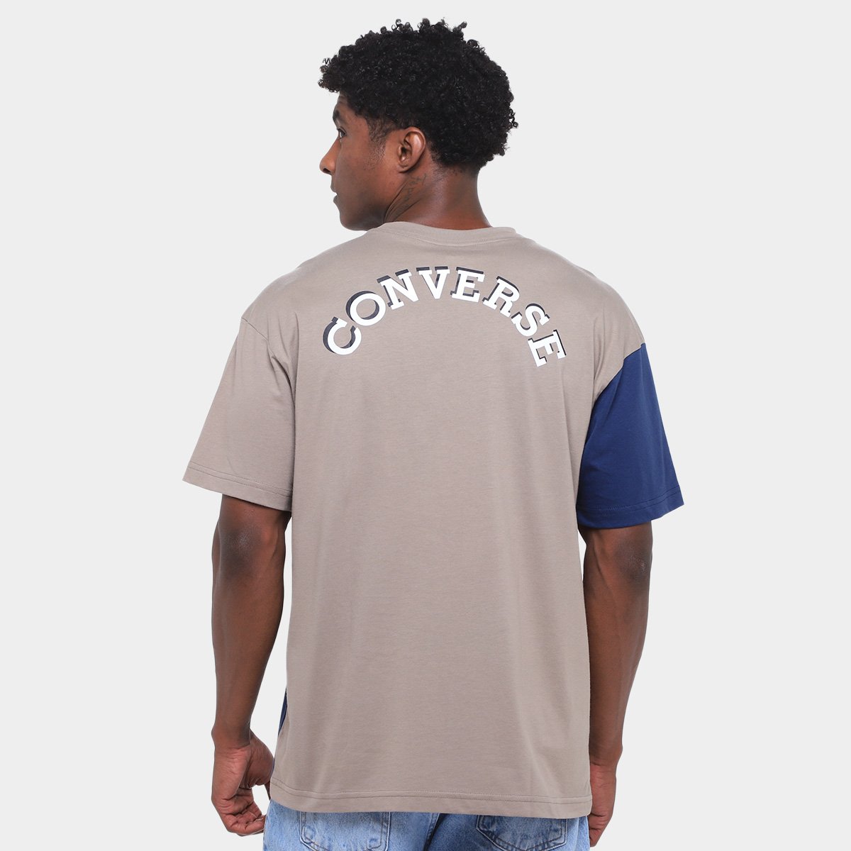 Camiseta Converse Go-To As Fit Oversized Masculina - Tam: P - 1