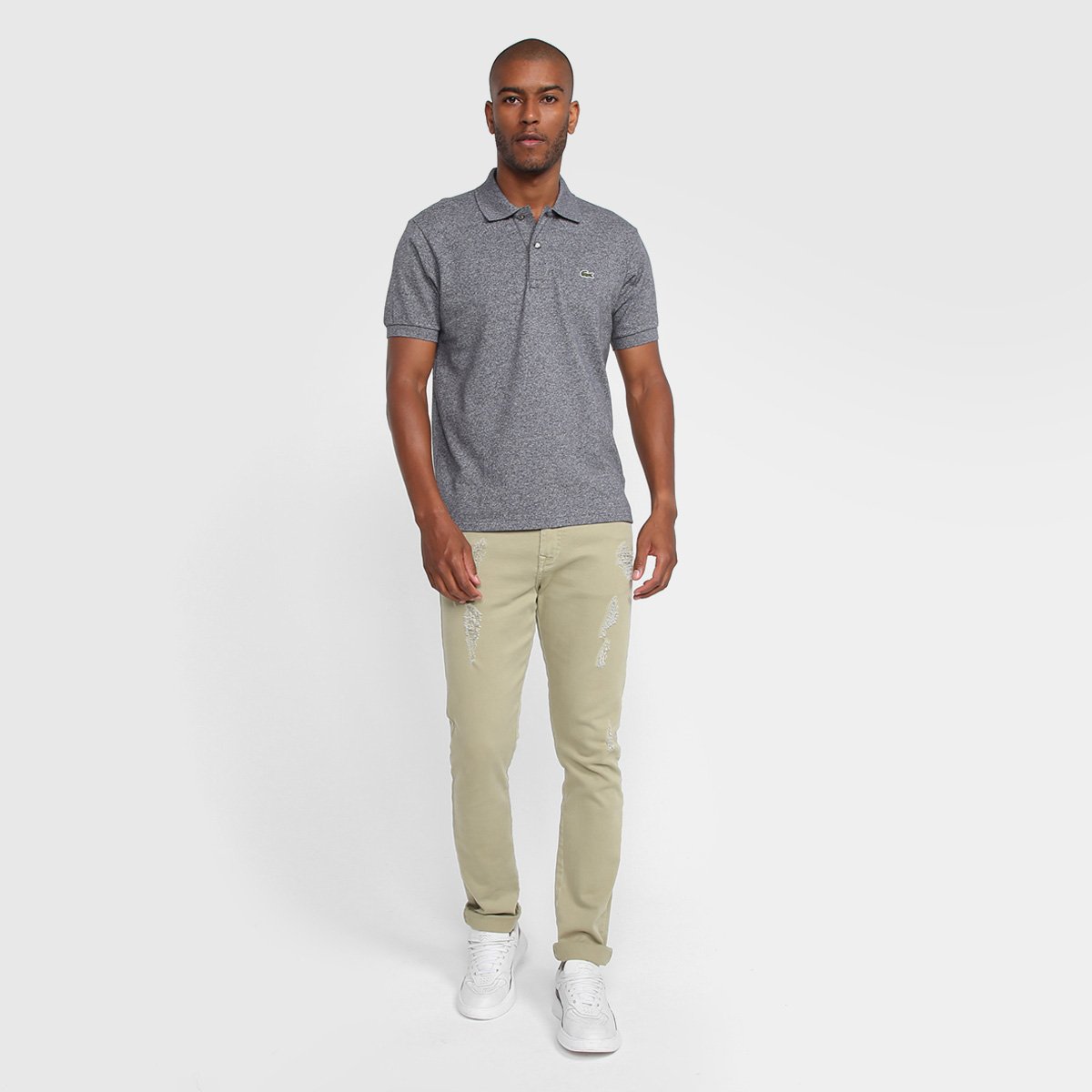 Camisa Polo Lacoste Lisa Masculina - Tam: P - 3